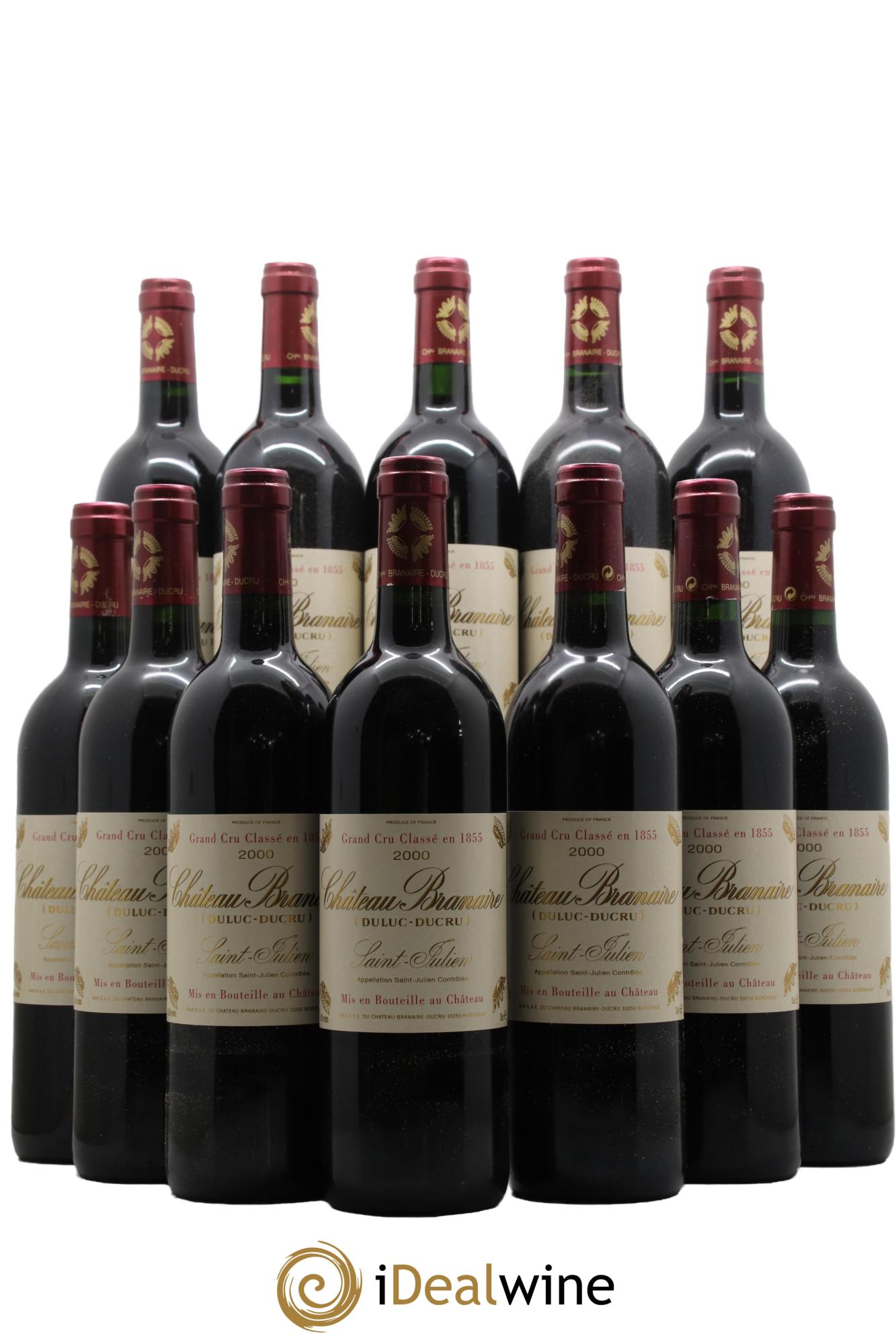 Duluc de Branaire Second Vin 2000 - Lot de 12 bouteilles - 0
