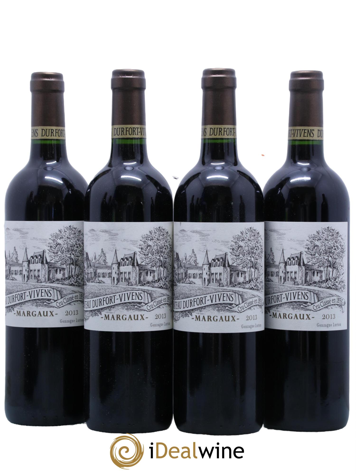 Château Durfort Vivens 2ème Grand Cru Classé 2013 - Lot de 4 bouteilles - 0