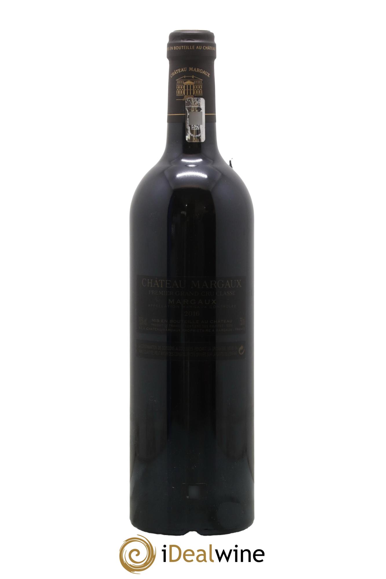 Château Margaux 1er Grand Cru Classé 2016 - Lot de 1 bouteille - 2