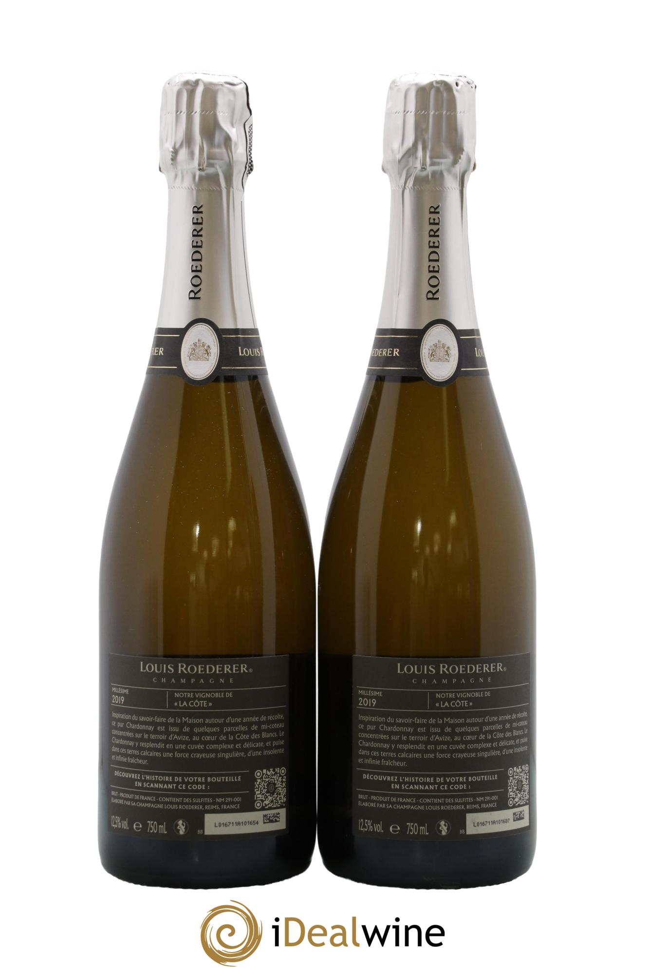 Blanc de Blancs Brut Louis Roederer 2019 - Lot de 2 bouteilles - 1