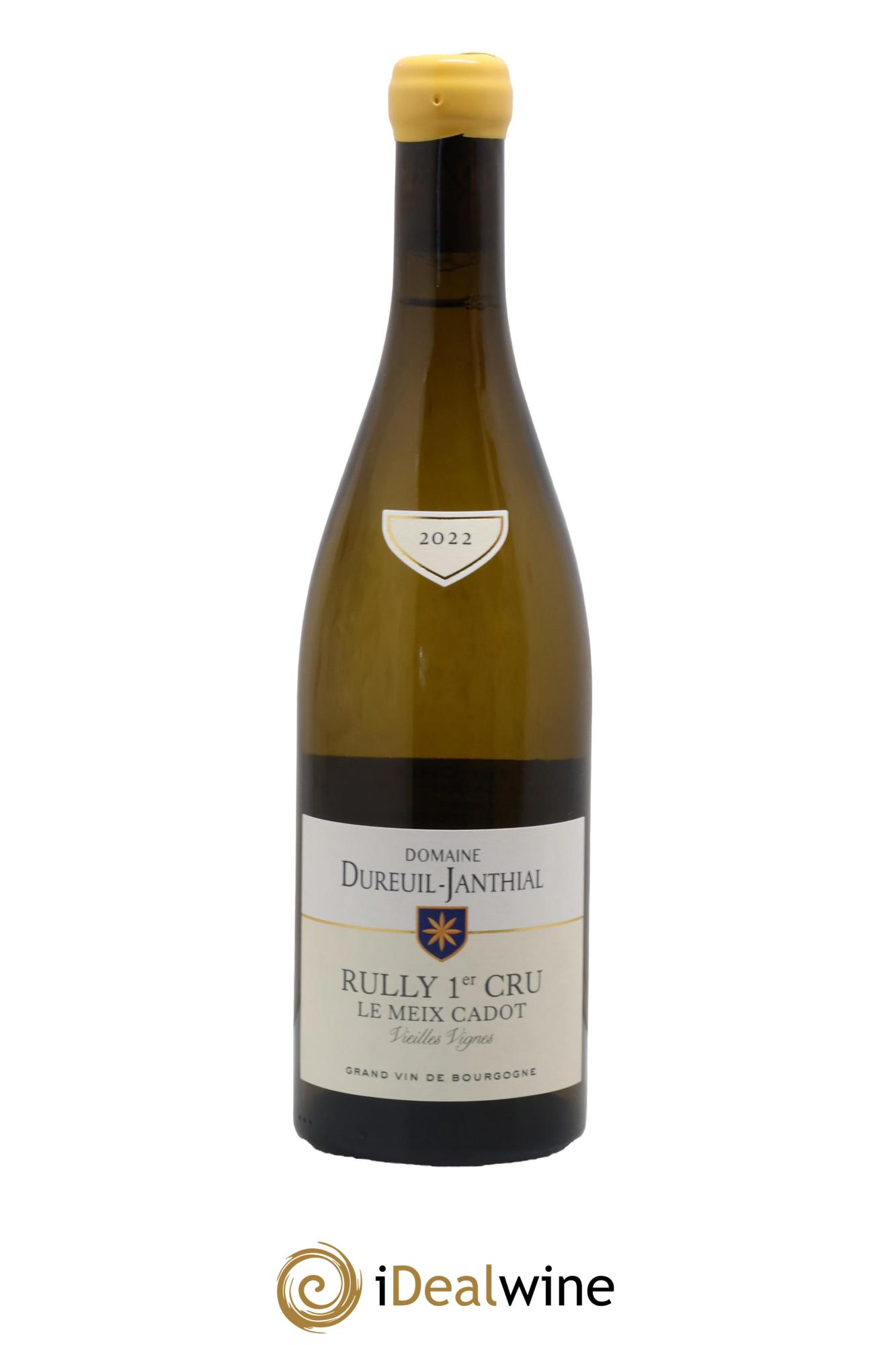 Rully 1er Cru Le Meix Cadot Vieilles Vignes Vincent Dureuil-Janthial 2022 - Lot of 1 bottle - 0