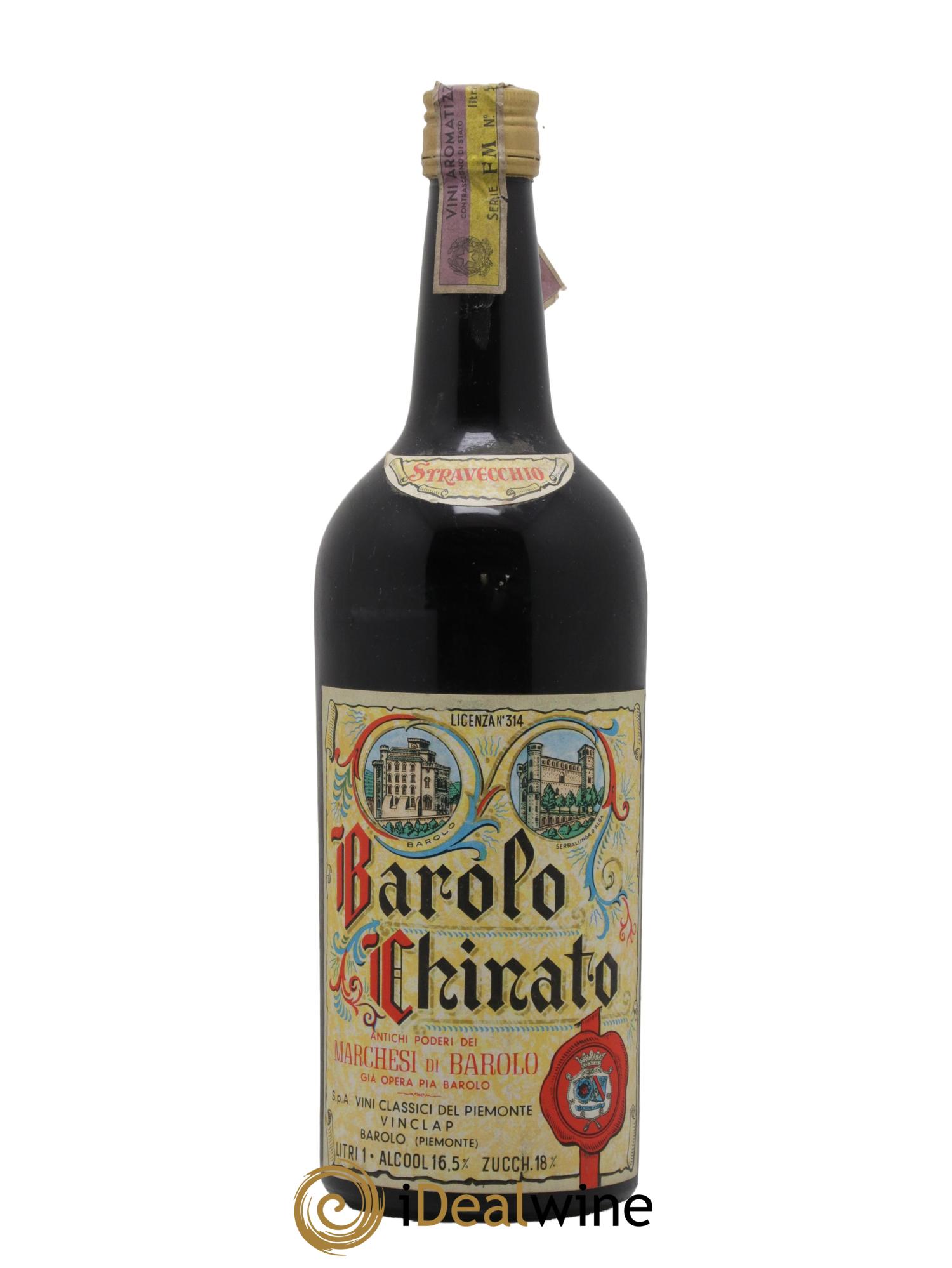 Barolo Chinato Stravecchio Marchesi di Barolo - Lot de 1 litre - 0
