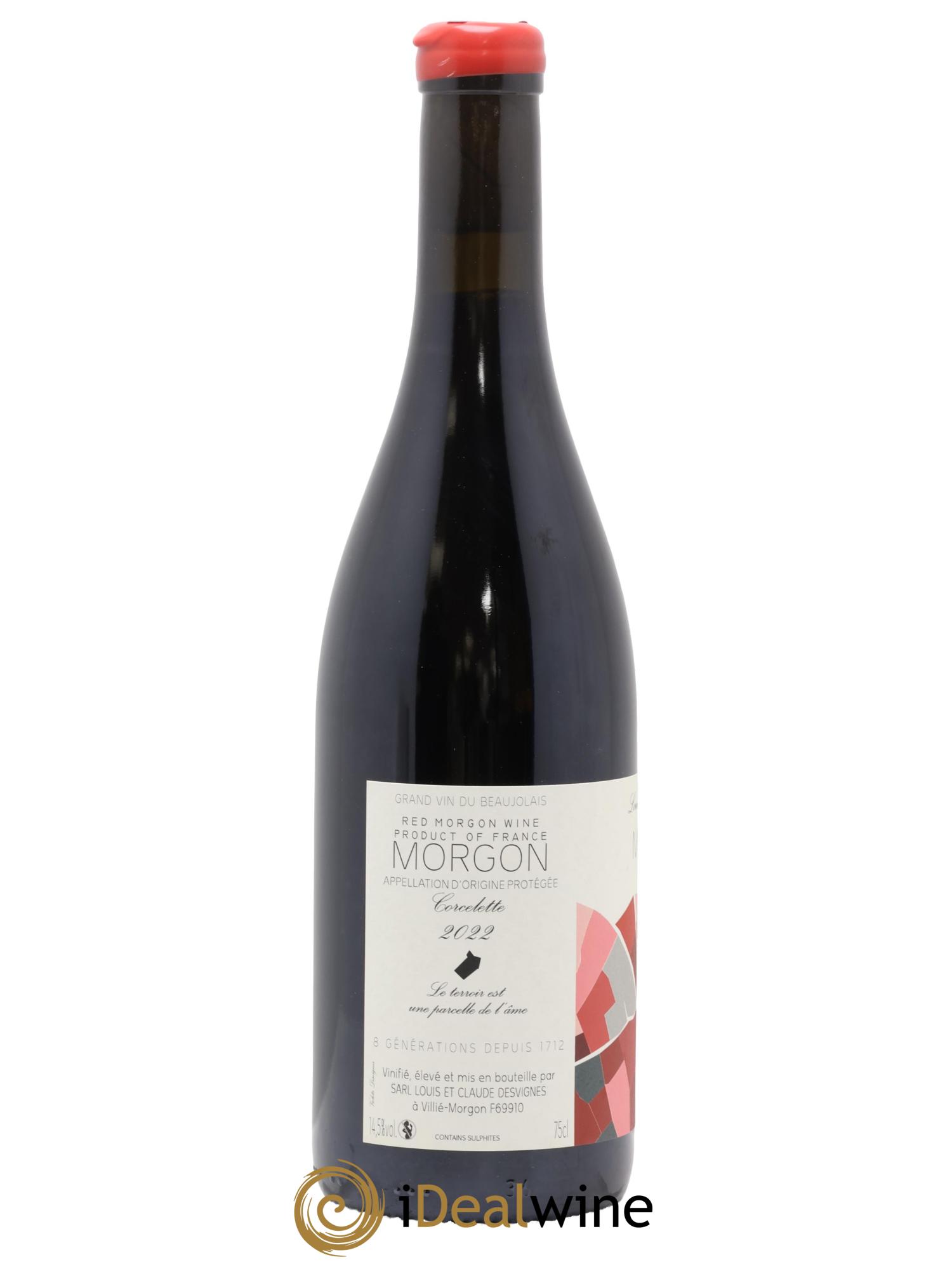 Morgon Corcelette Louis-Claude Desvignes 2022 - Posten von 1 Flasche - 1