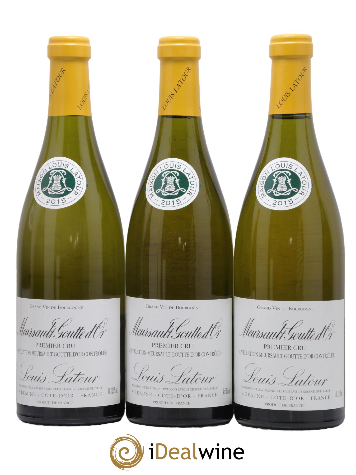 Meursault 1er Cru Goutte d'or Louis Latour 2015 - Lot de 12 bouteilles - 3