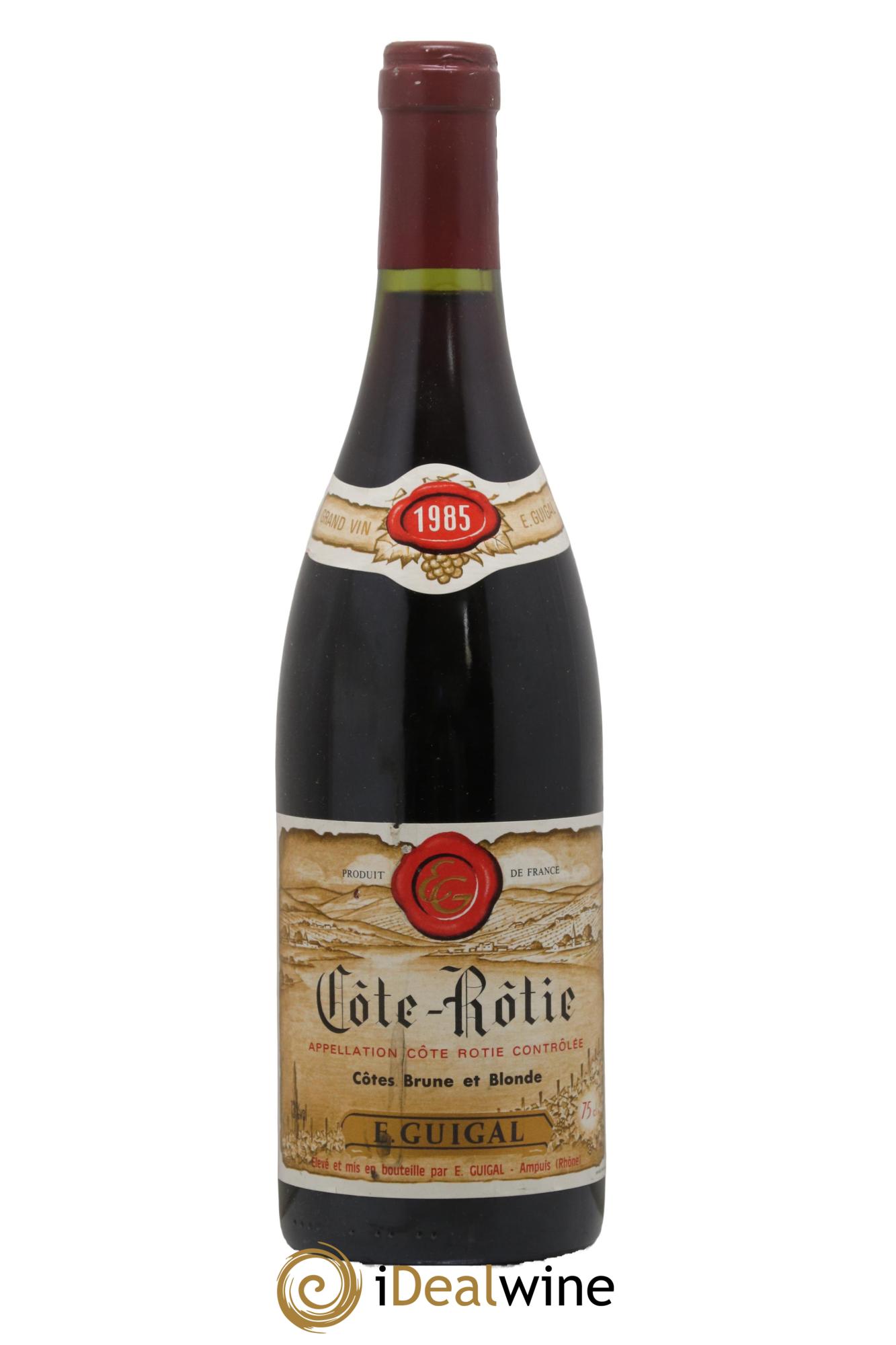 Côte-Rôtie Côtes Brune et Blonde Guigal 1985 - Lot of 1 bottle - 0