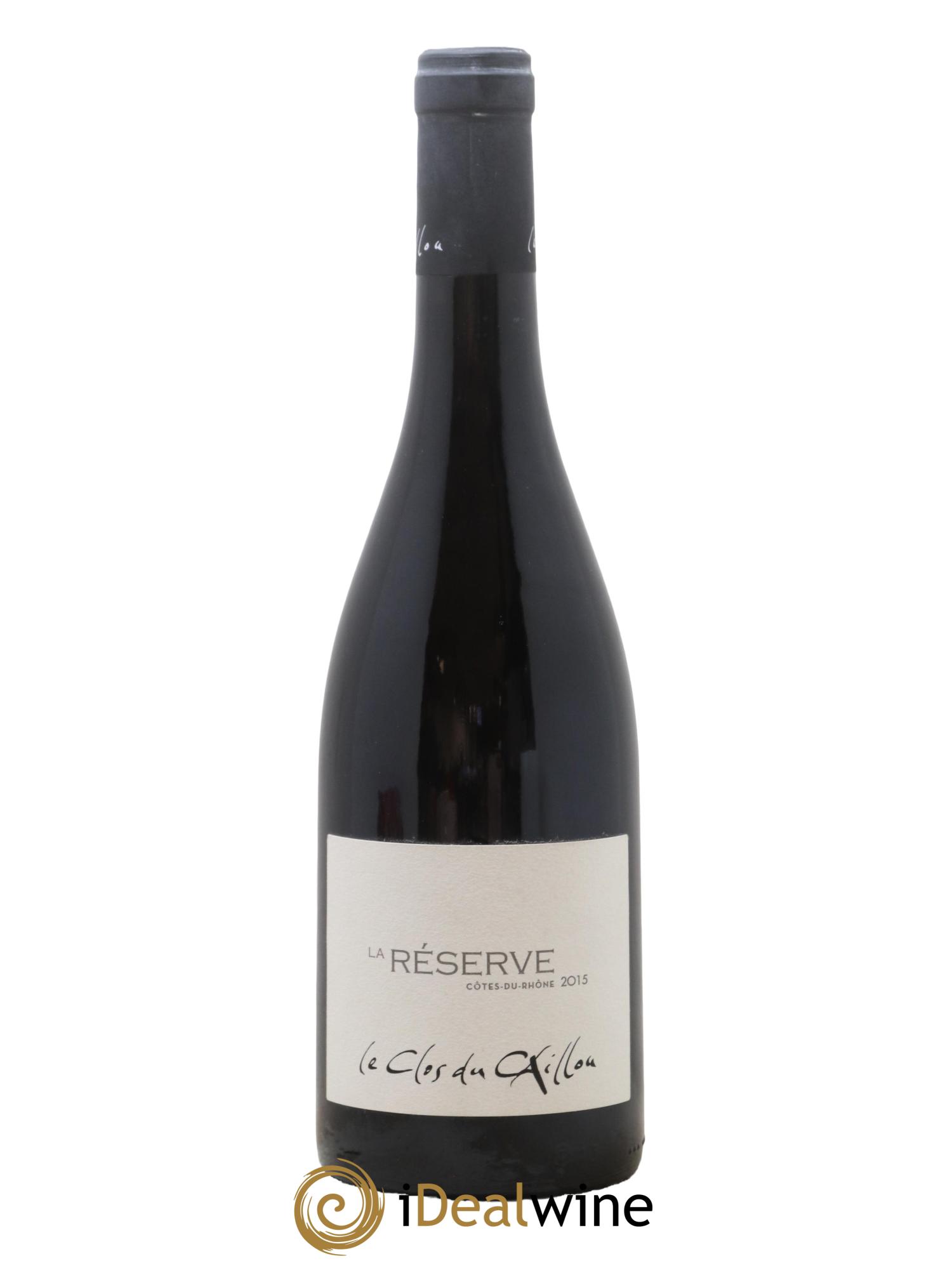 Côtes-du-Rhône Réserve Sylvie Vacheron La Réserve Le Clos du Caillou Sylvie Vacheron 2015 - Lot de 1 bouteille - 0