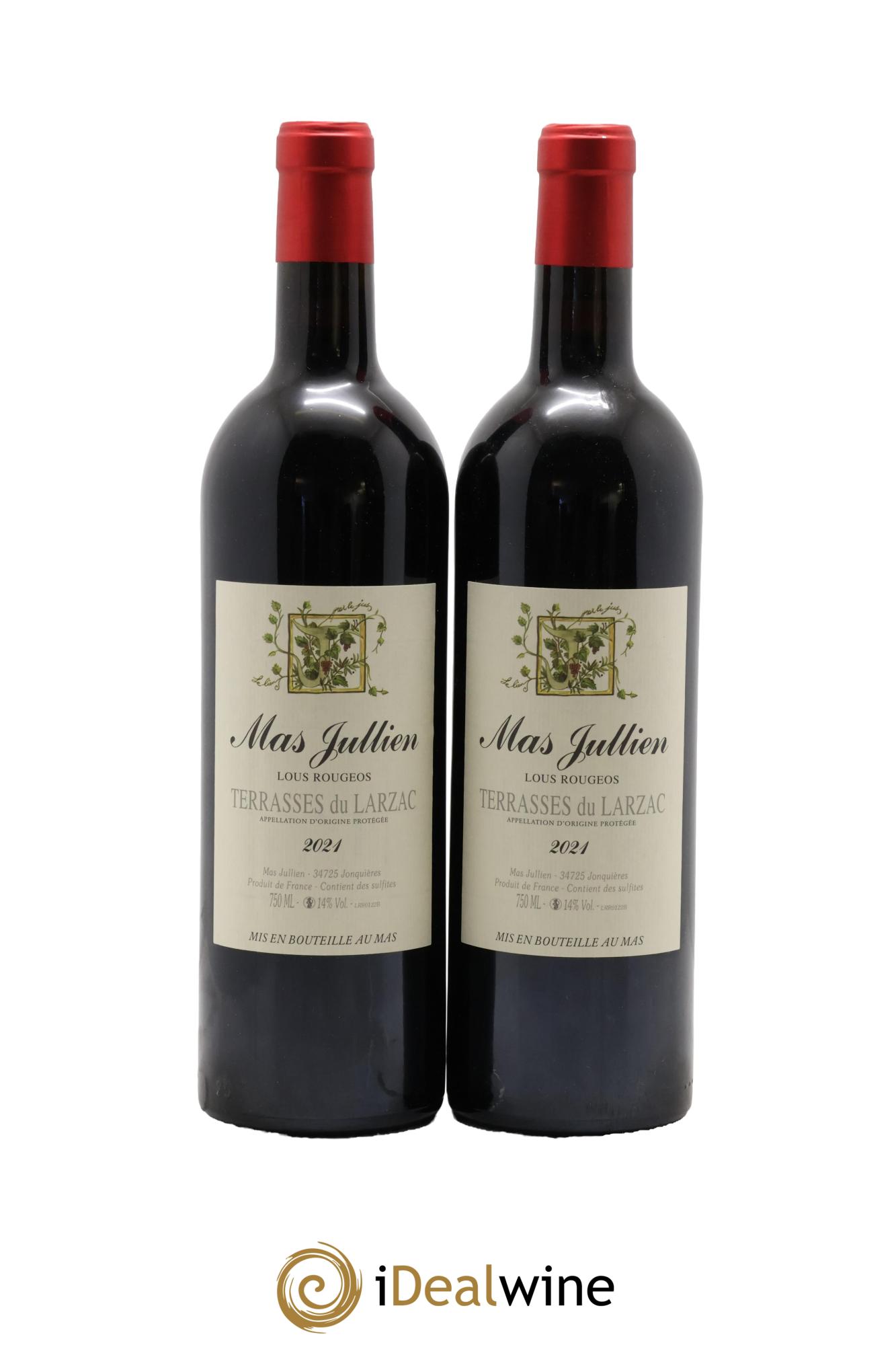 Languedoc Terrasses Du Larzac Lou Rougeos Mas Jullien 2021 - Lotto di 2 bottiglie - 0