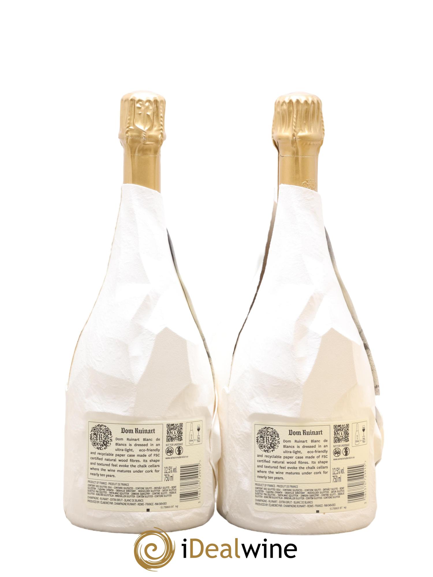 Dom Ruinart Brut Ruinart 2010 - Lot de 2 bouteilles - 1