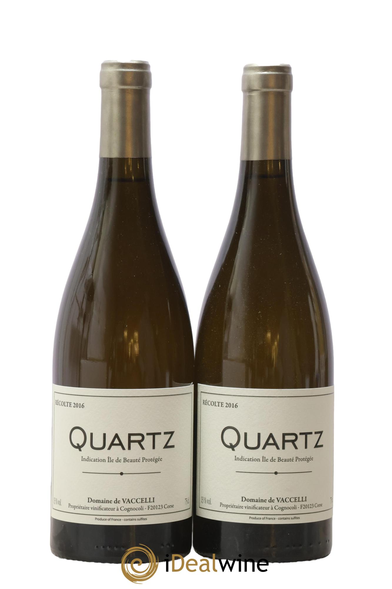 IGP Ile de Beauté Quartz Vaccelli 2016 - Lotto di 2 bottiglie - 0