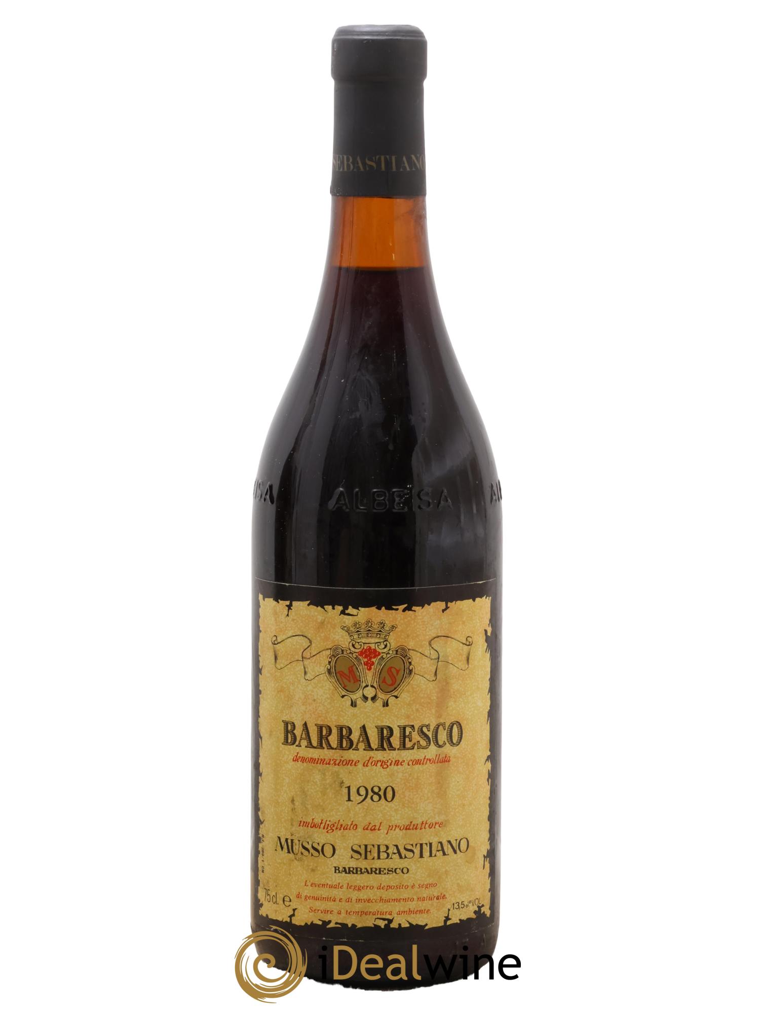 Barbaresco DOCG Musso Sebastiano 1980 - Lot of 1 bottle - 0