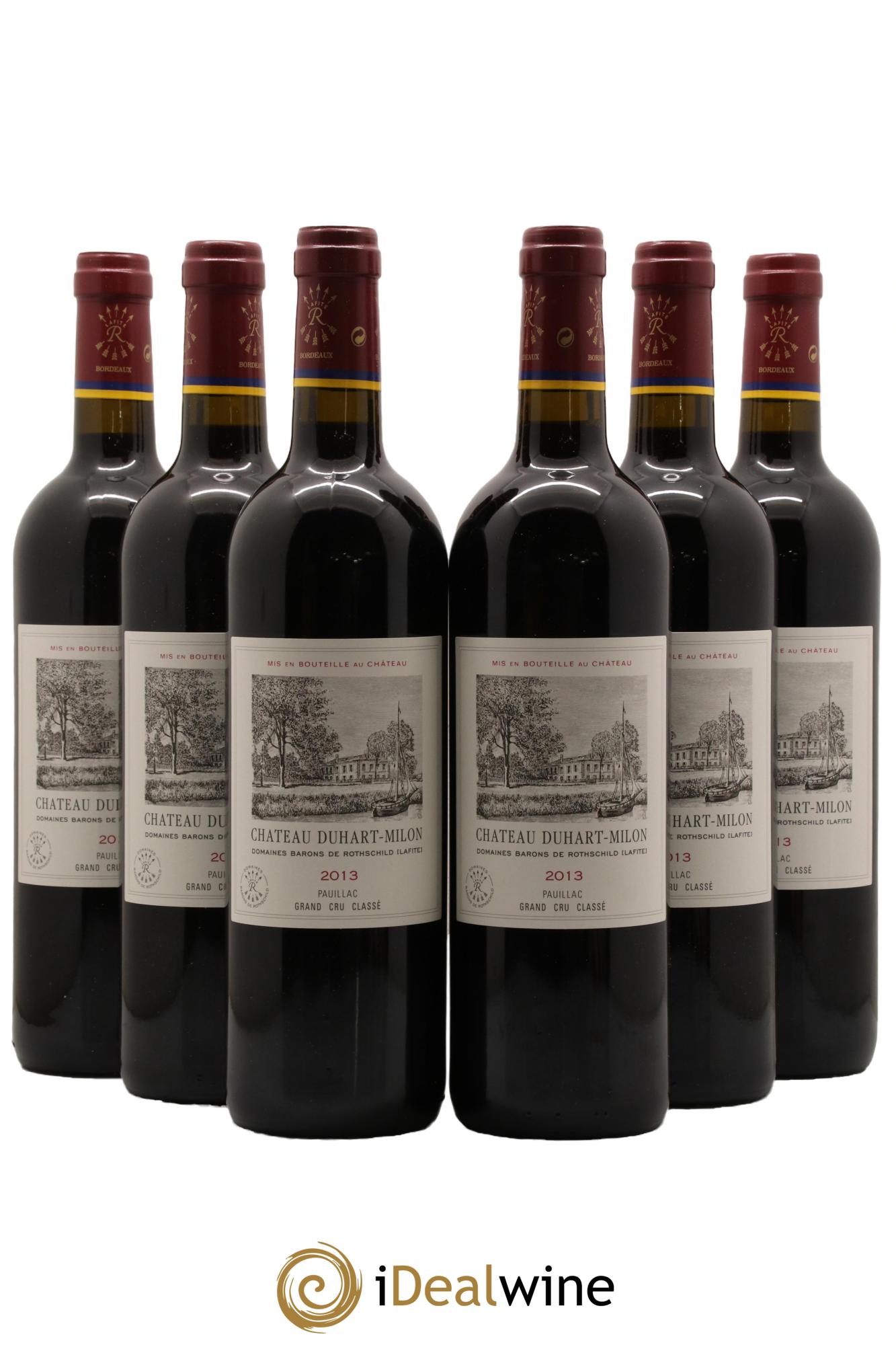 Château Duhart-Milon 4ème Grand Cru Classé 2013 - Lotto di 6 bottiglie - 0
