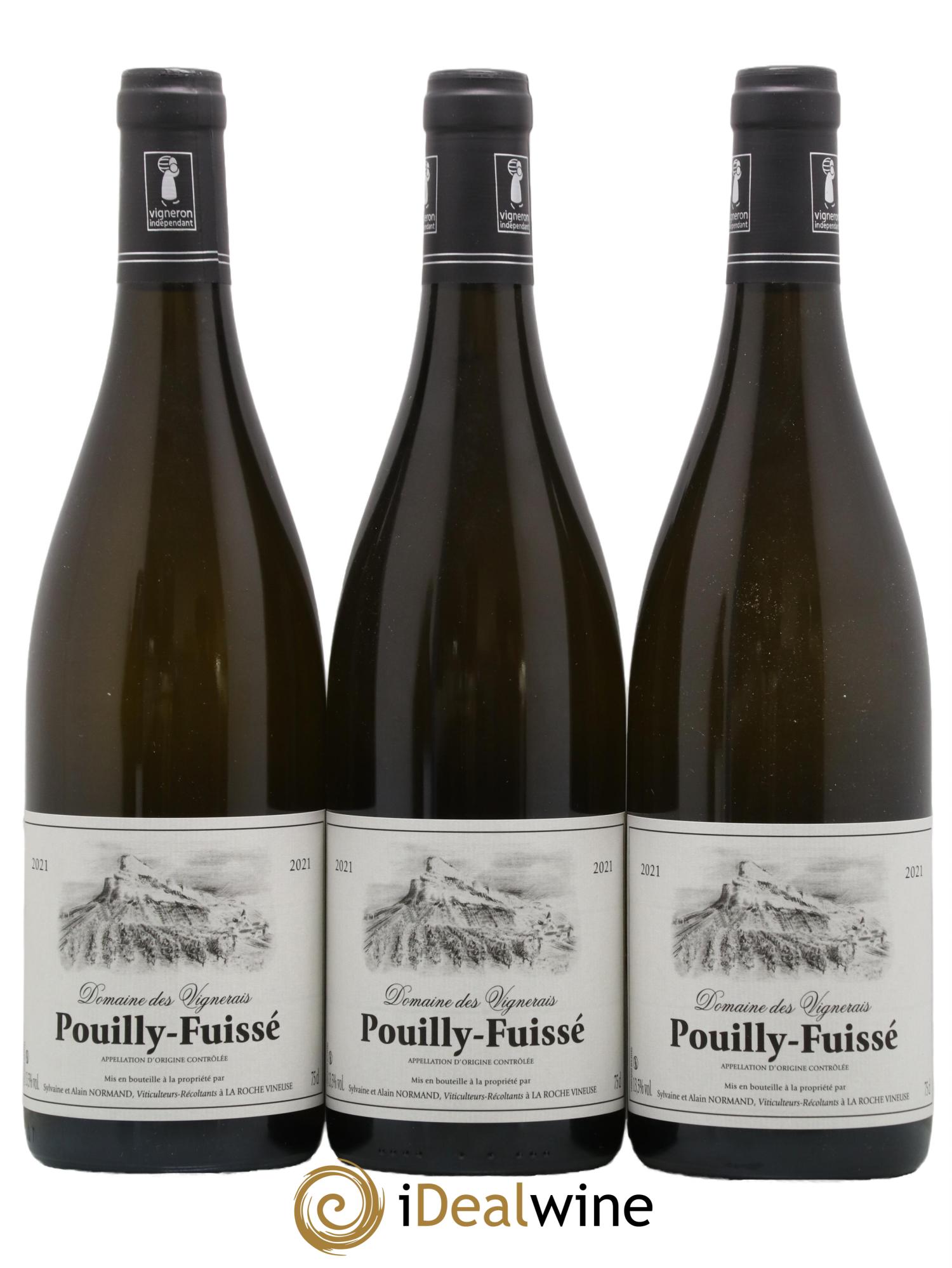 Pouilly-Fuissé Domaine des Vignerais 2021 - Lot de 3 bouteilles - 0