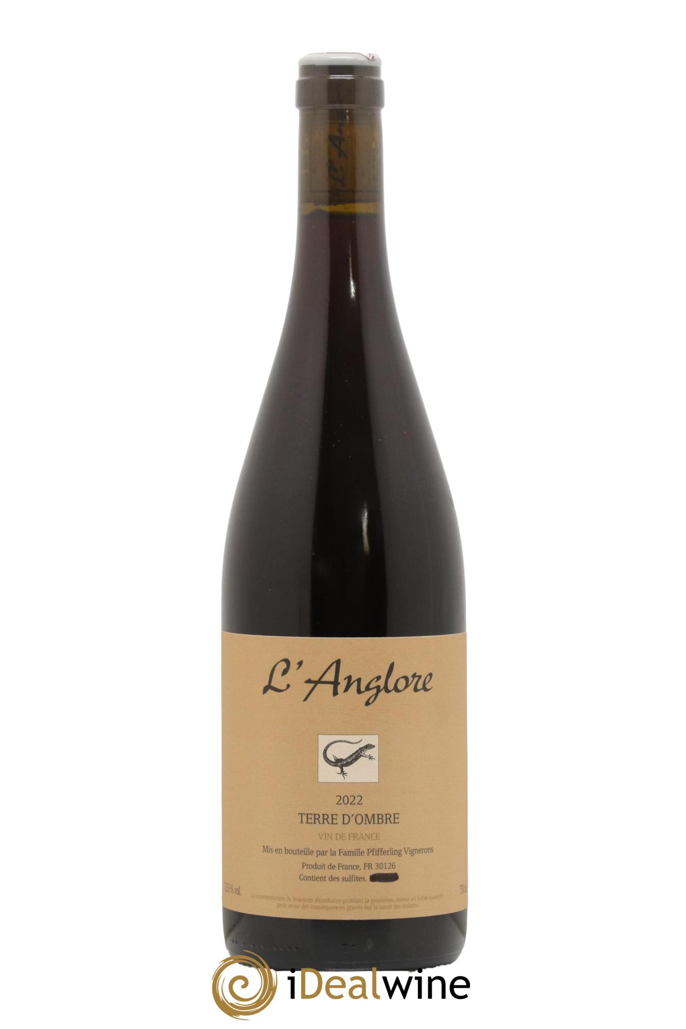 Vin de France Terre d'Ombre L'Anglore 2022 - Lot de 1 bouteille - 0
