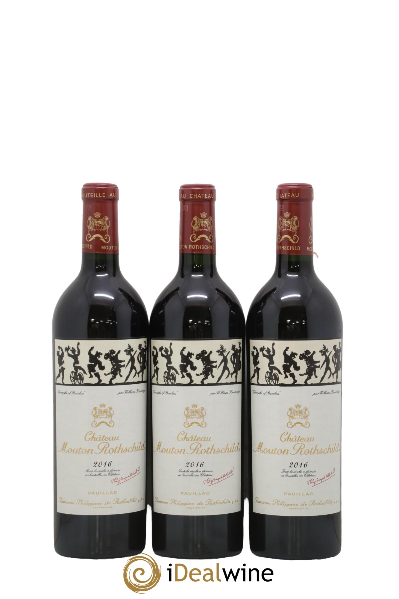 Château Mouton Rothschild 1er Grand Cru Classé 2016 - Lotto di 6 bottiglie - 4