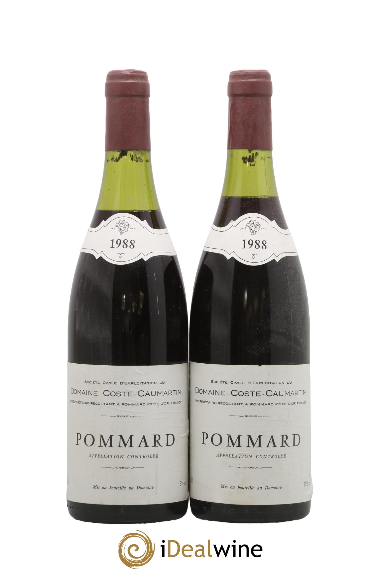 Pommard Coste-Caumartin 1988 - Posten von 2 Flaschen - 0