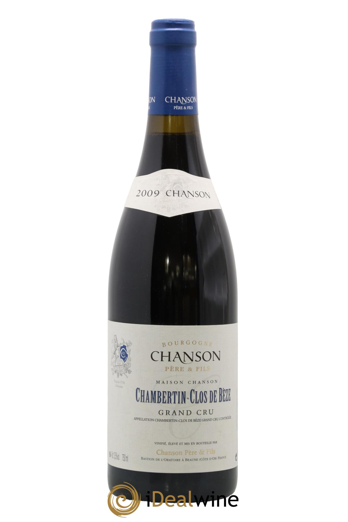 Chambertin Grand Cru Clos De Bèze Chanson 2009 - Lot de 1 bouteille - 0