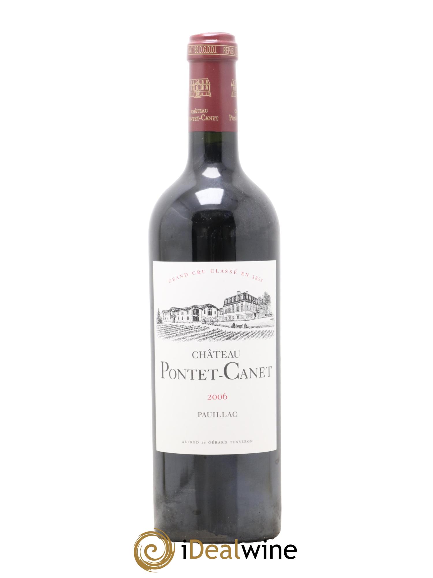 Château Pontet Canet 5ème Grand Cru Classé 2006 - Lot de 1 bouteille - 0