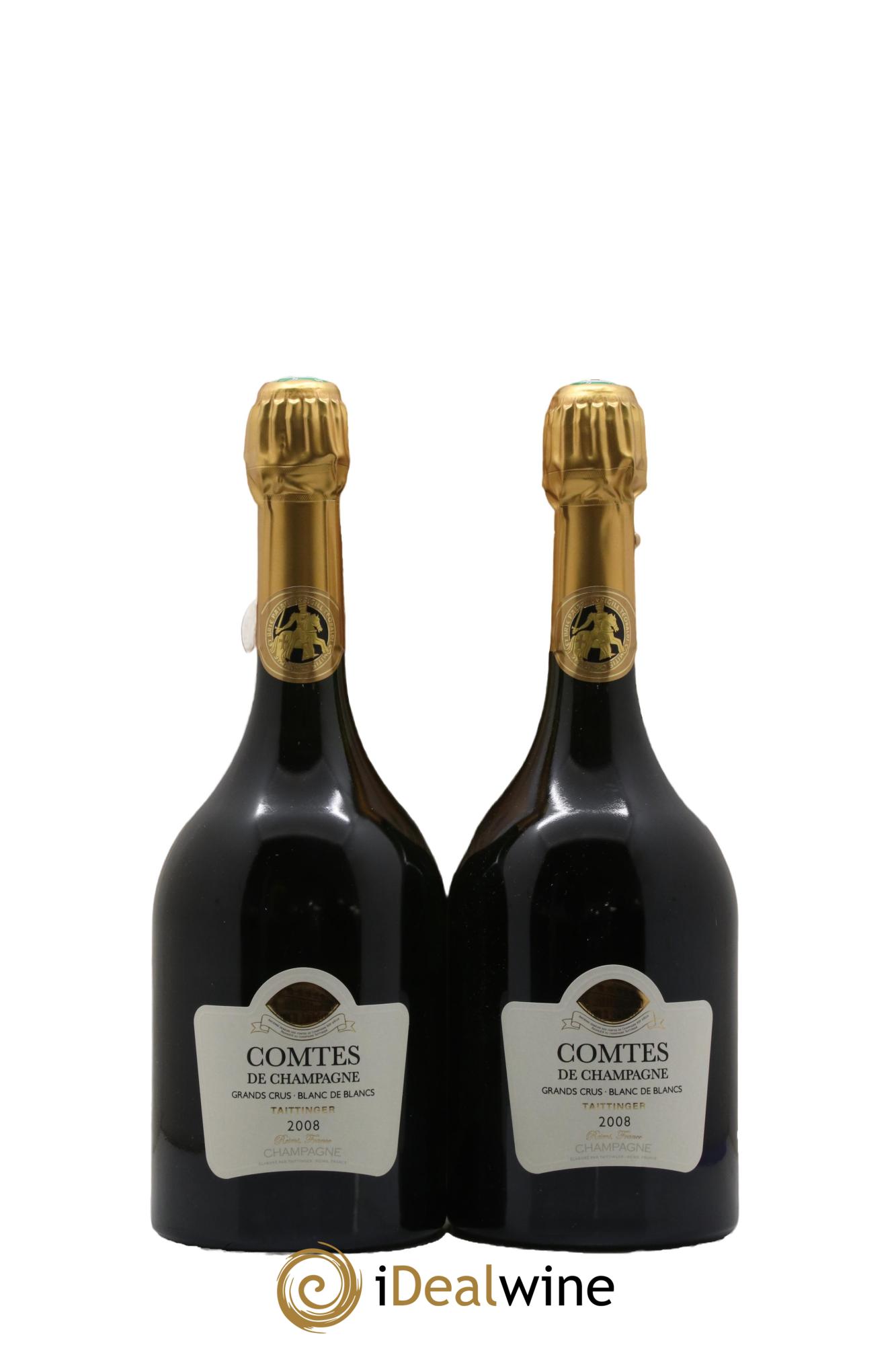 Comtes de Champagne Taittinger 2008 - Lot de 2 bouteilles - 0