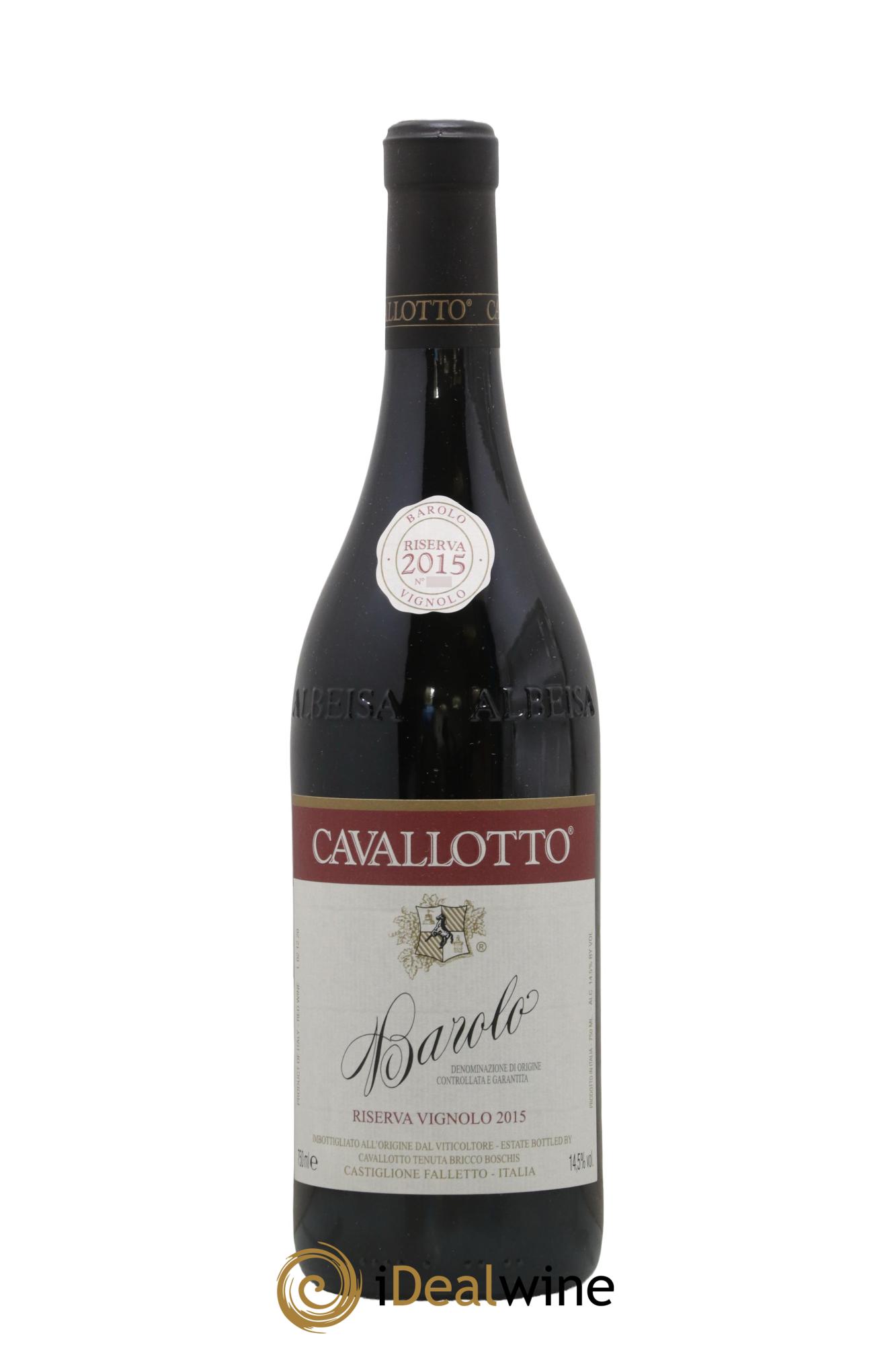 Barolo DOCG Cavallotto Riserva Vignolo 2015 - Lot de 1 bouteille - 0