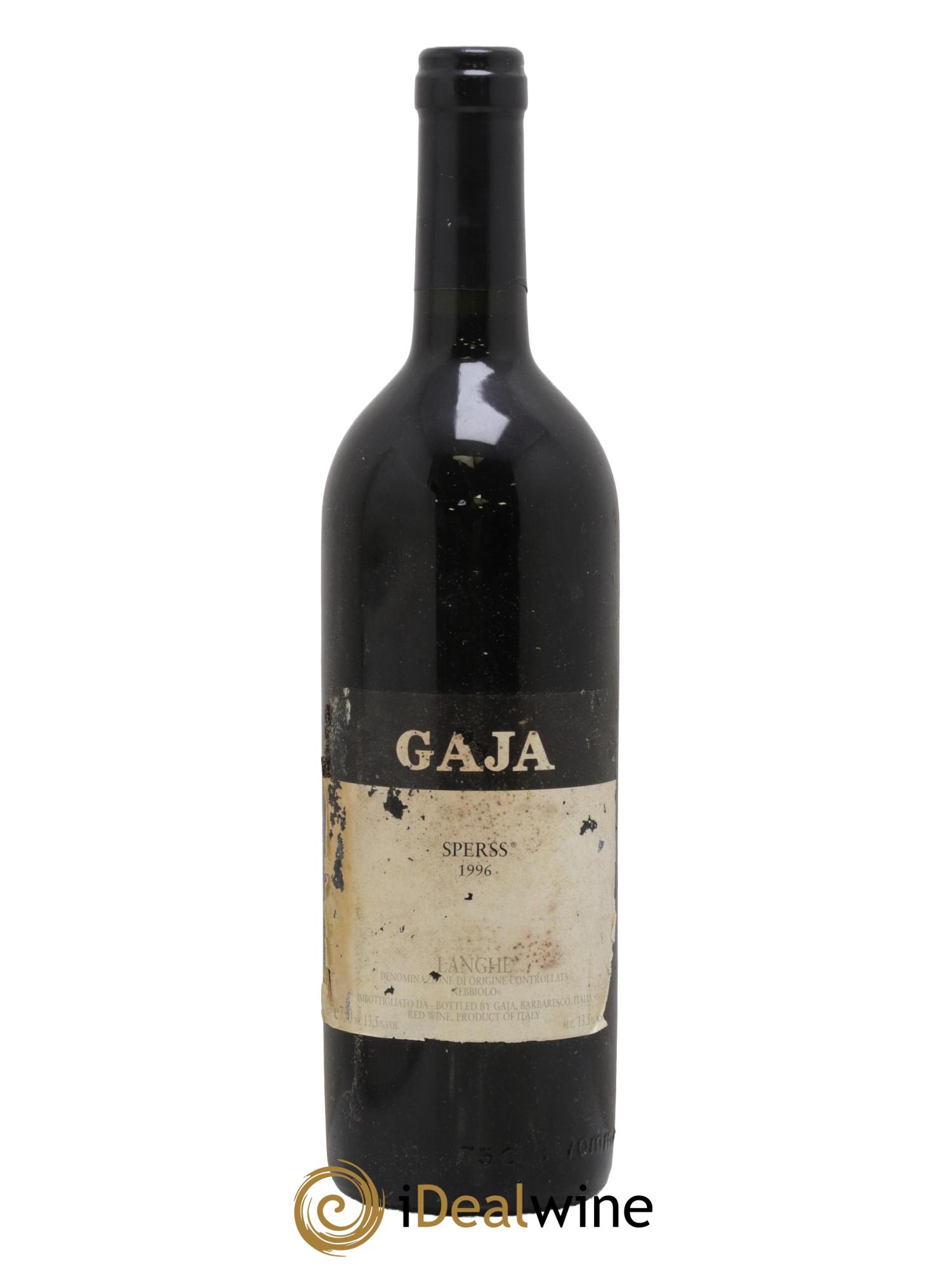 Langhe Sperss Angelo Gaja 1996 - Lot of 1 bottle - 0