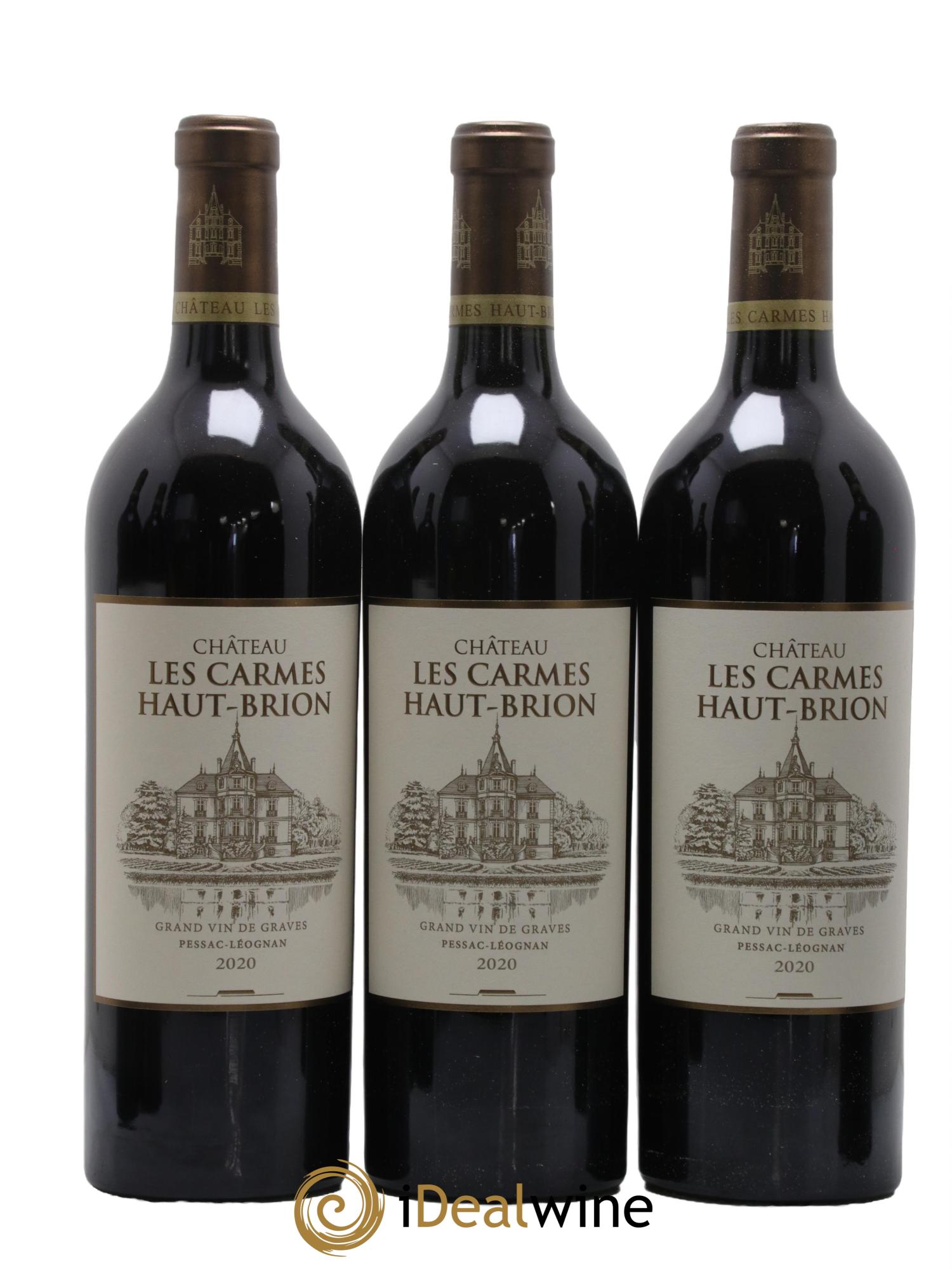Château Les Carmes Haut-Brion 2020 - Lot de 6 bouteilles - 1
