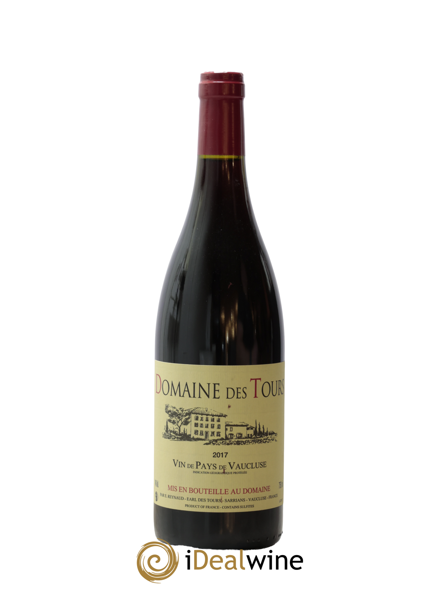 Vaucluse (Vin de Pays de Vaucluse) Domaine des Tours Emmanuel Reynaud 2017 - Lot de 1 bouteille - 0