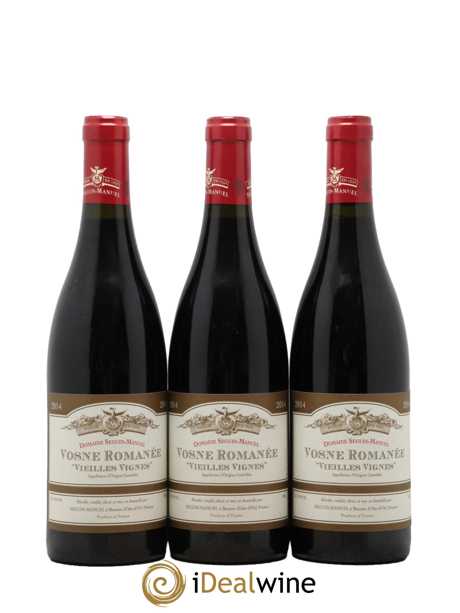Vosne-Romanée Vieilles Vignes Domaine Seguin-Manuel 2014 - Lot de 3 bouteilles - 0