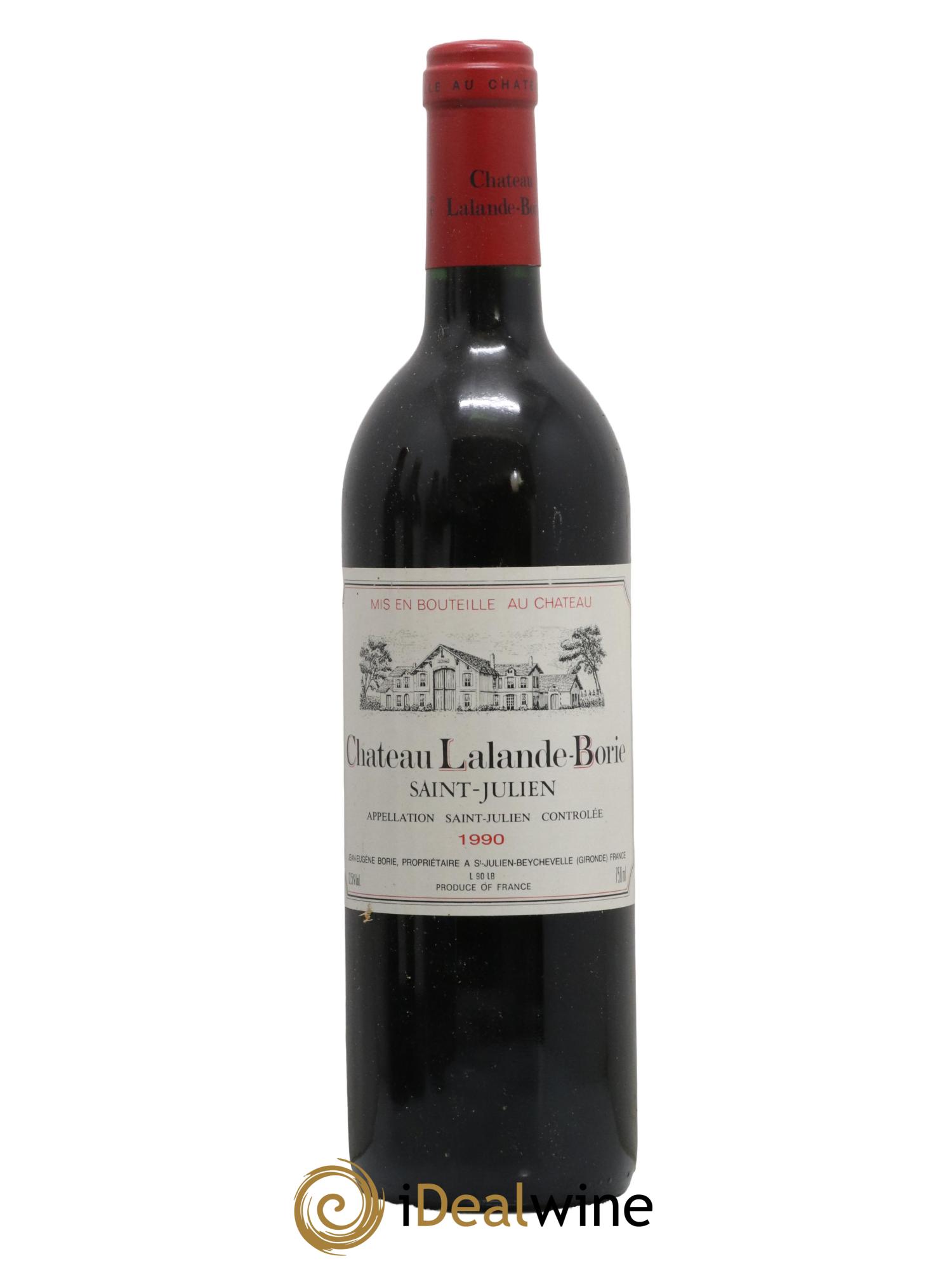 Château Lalande Borie 1990 - Lot de 1 bouteille - 0
