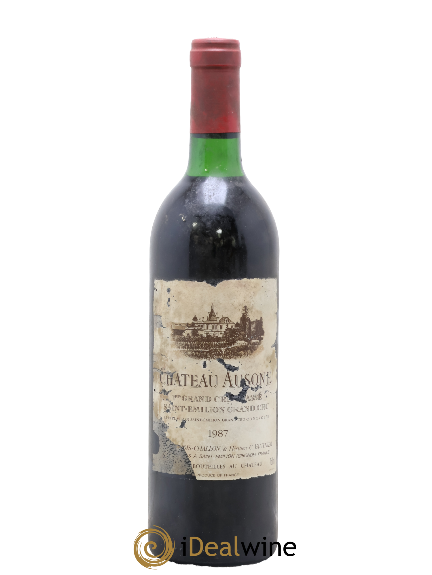 Château Ausone 1er Grand Cru Classé A 1987 - Lot de 1 bouteille - 0