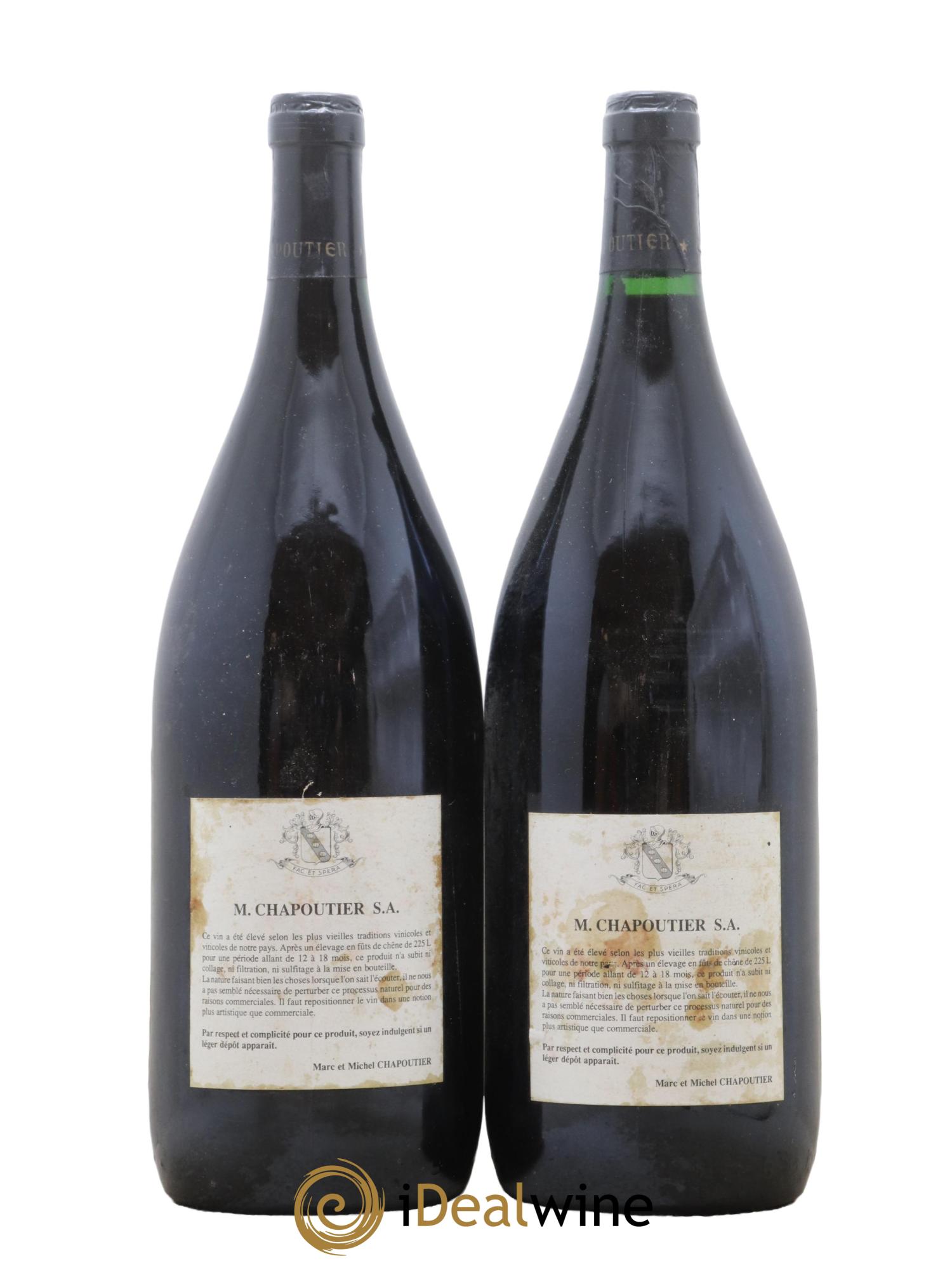 Hermitage Ermitage Le Pavillon Chapoutier 1989 - Lot de 2 magnums - 1