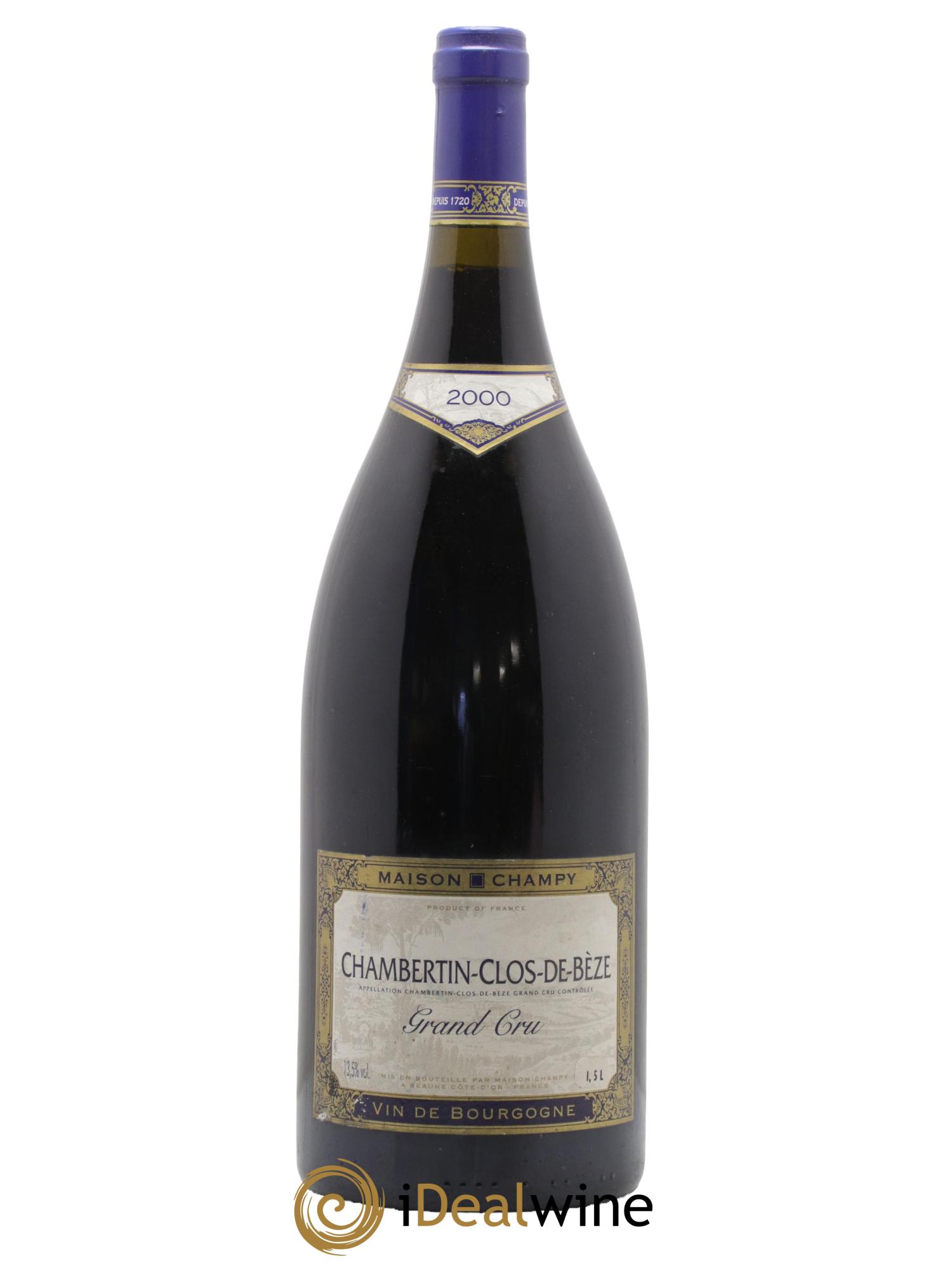 Chambertin Clos de Bèze Grand Cru Champy 2000 - Lot de 1 magnum - 0