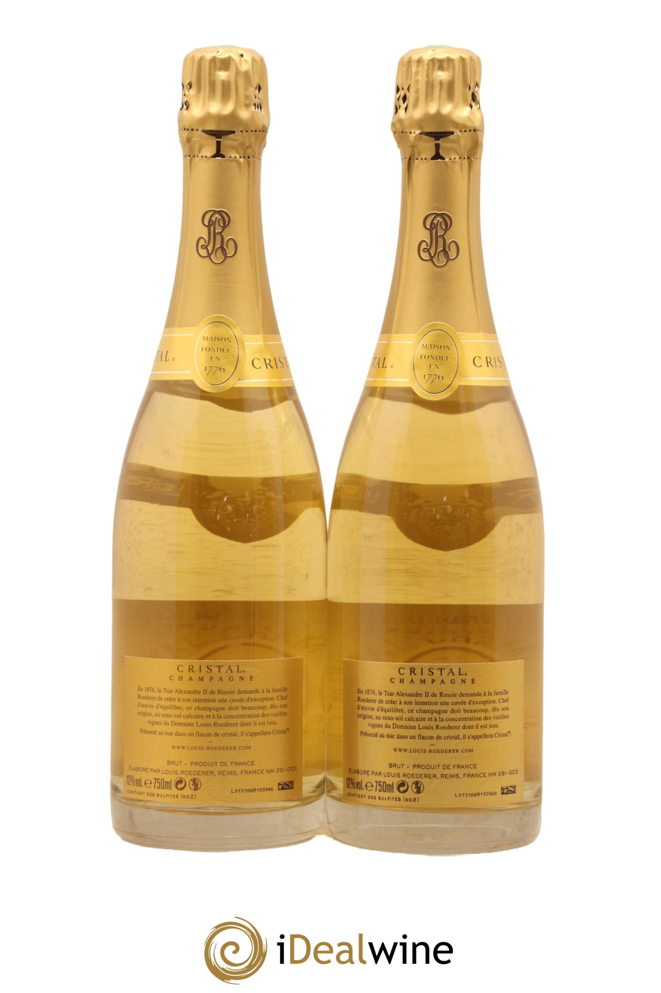 Cristal Louis Roederer 2008 - Lot de 2 bouteilles - 2