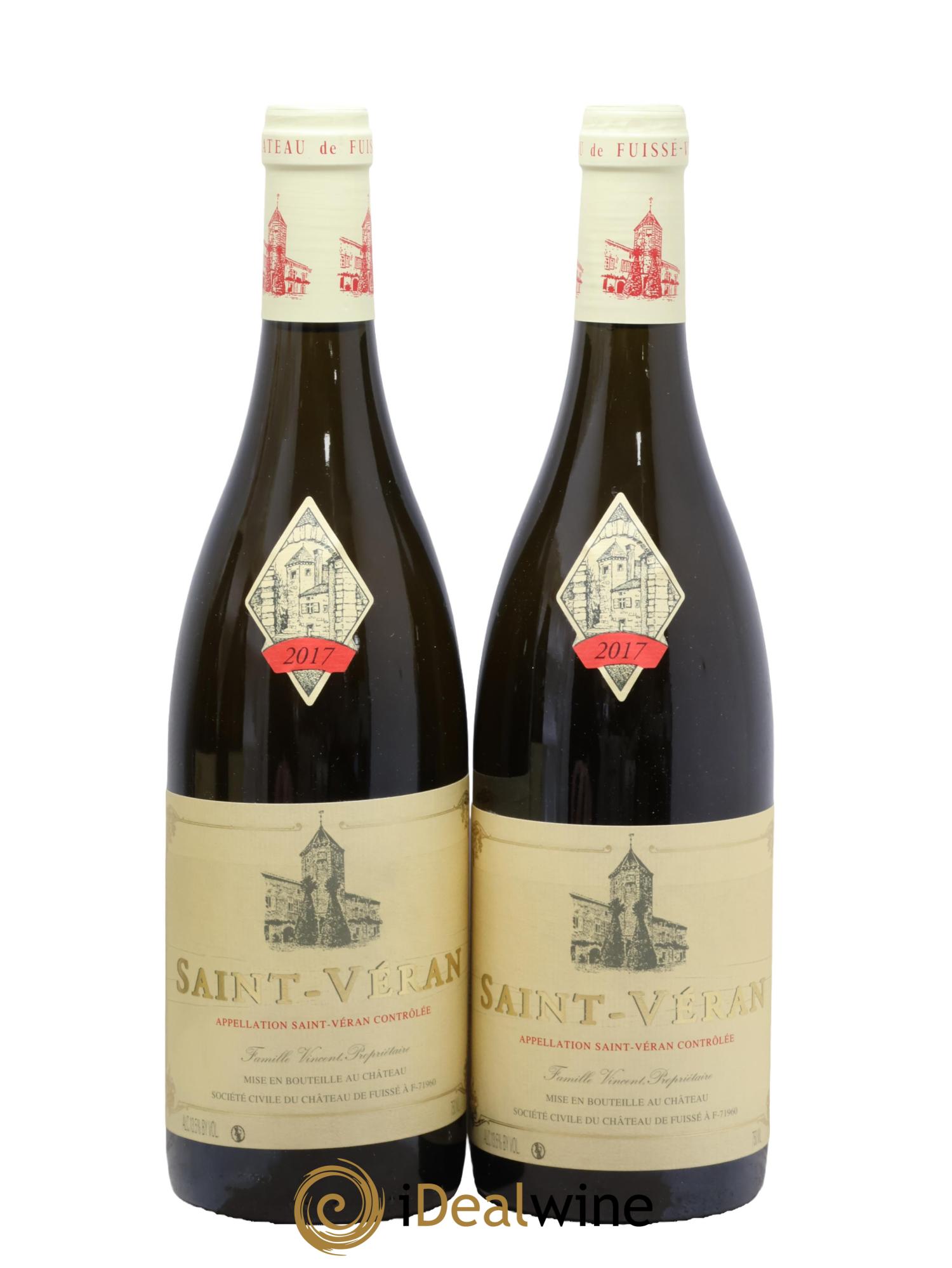 Saint-Véran Château Fuissé-Vincent 2017 - Lot de 2 bouteilles - 0