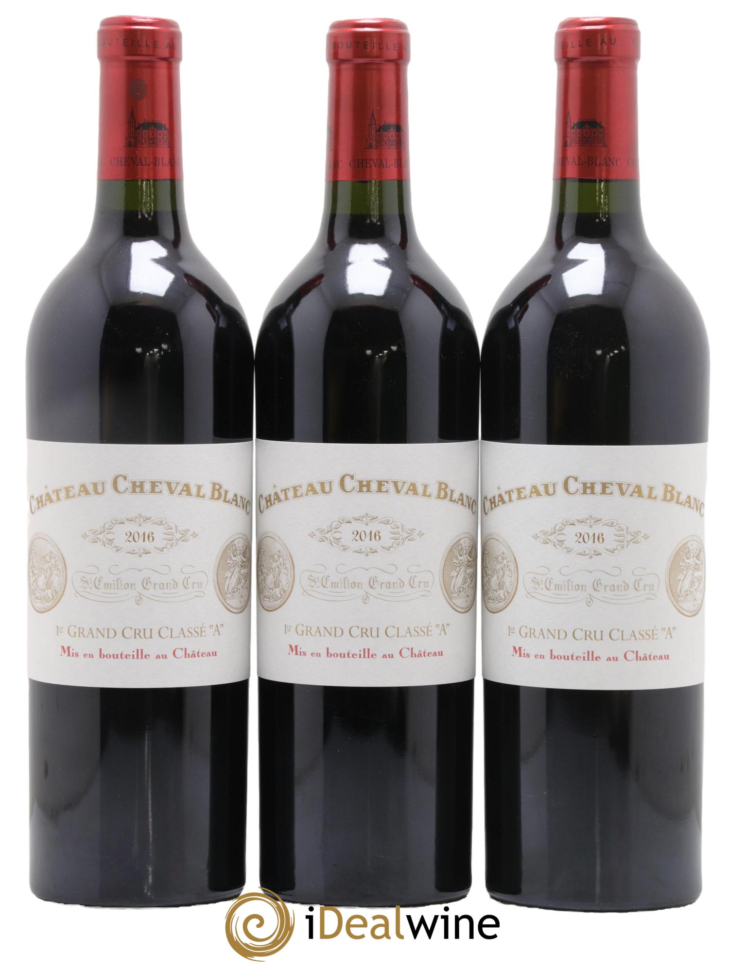Château Cheval Blanc 1er Grand Cru Classé A 2016 - Lot de 6 bouteilles - 3