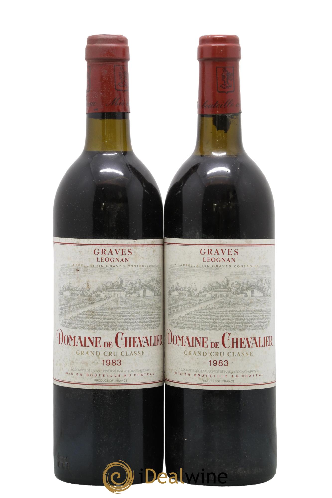 Domaine de Chevalier Cru Classé de Graves 1983 - Lot de 2 bouteilles - 0