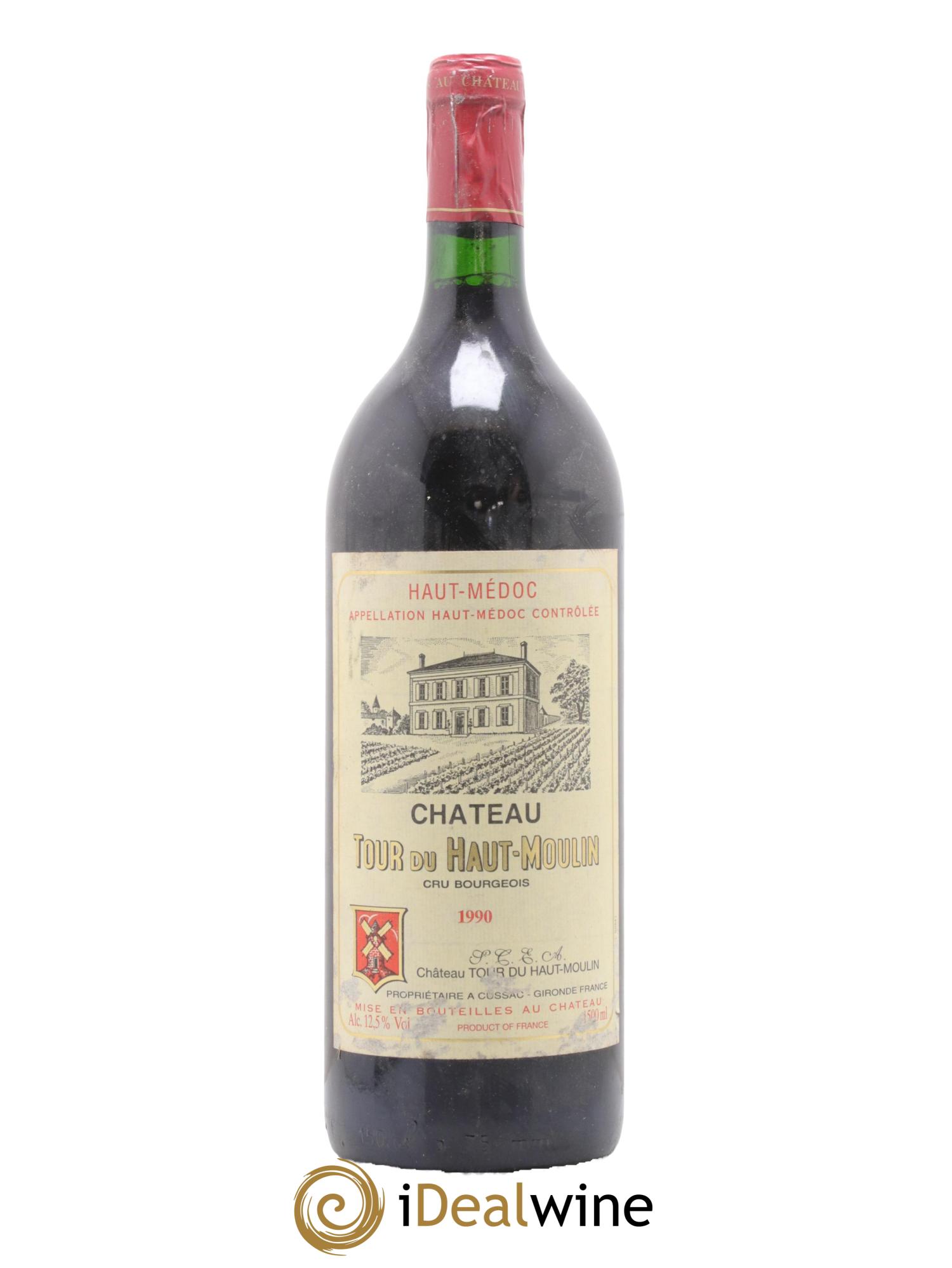 Château Tour du Haut Moulin Cru Bourgeois 1990 - Lot de 1 magnum - 0