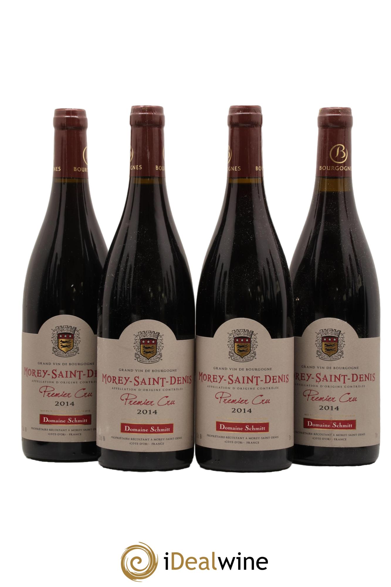 Morey-Saint-Denis 1er Cru Domaine Schmitt 2014 - Lot de 4 bouteilles - 0