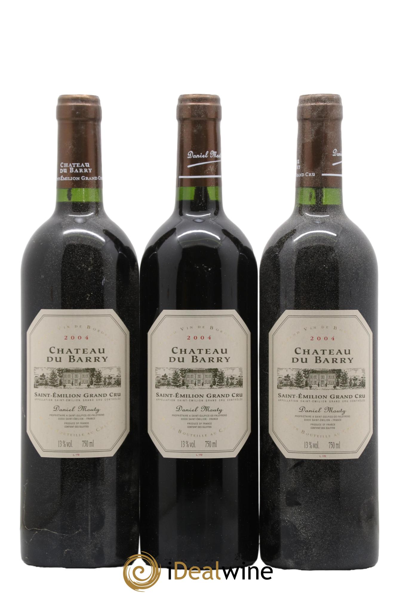 Saint-Émilion Grand Cru Château du Barry 2004 - Lot de 12 bouteilles - 1