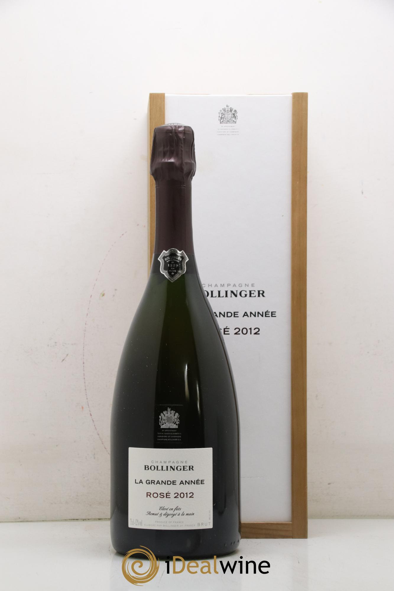 Grande Année Brut Bollinger 2012 - Lot de 1 bouteille - 1