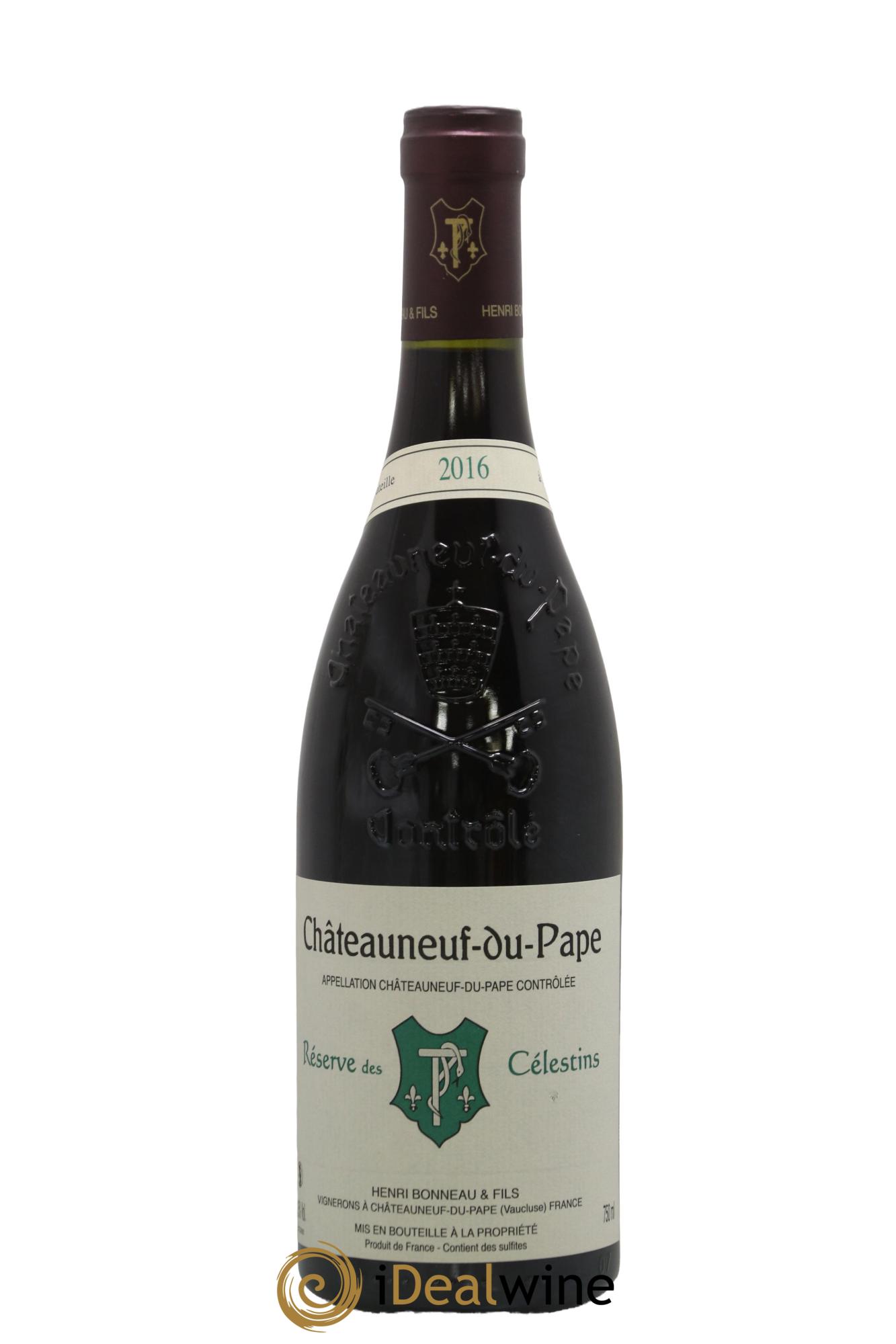 Châteauneuf-du-Pape Réserve des Célestins Henri Bonneau & Fils 2016 - Lot de 1 bouteille - 0