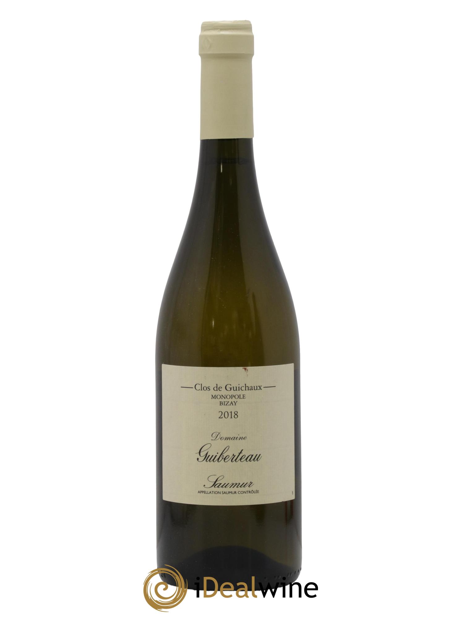 Saumur Clos de Guichaux Domaine Guiberteau 2018 - Lotto di 1 bottiglia - 0