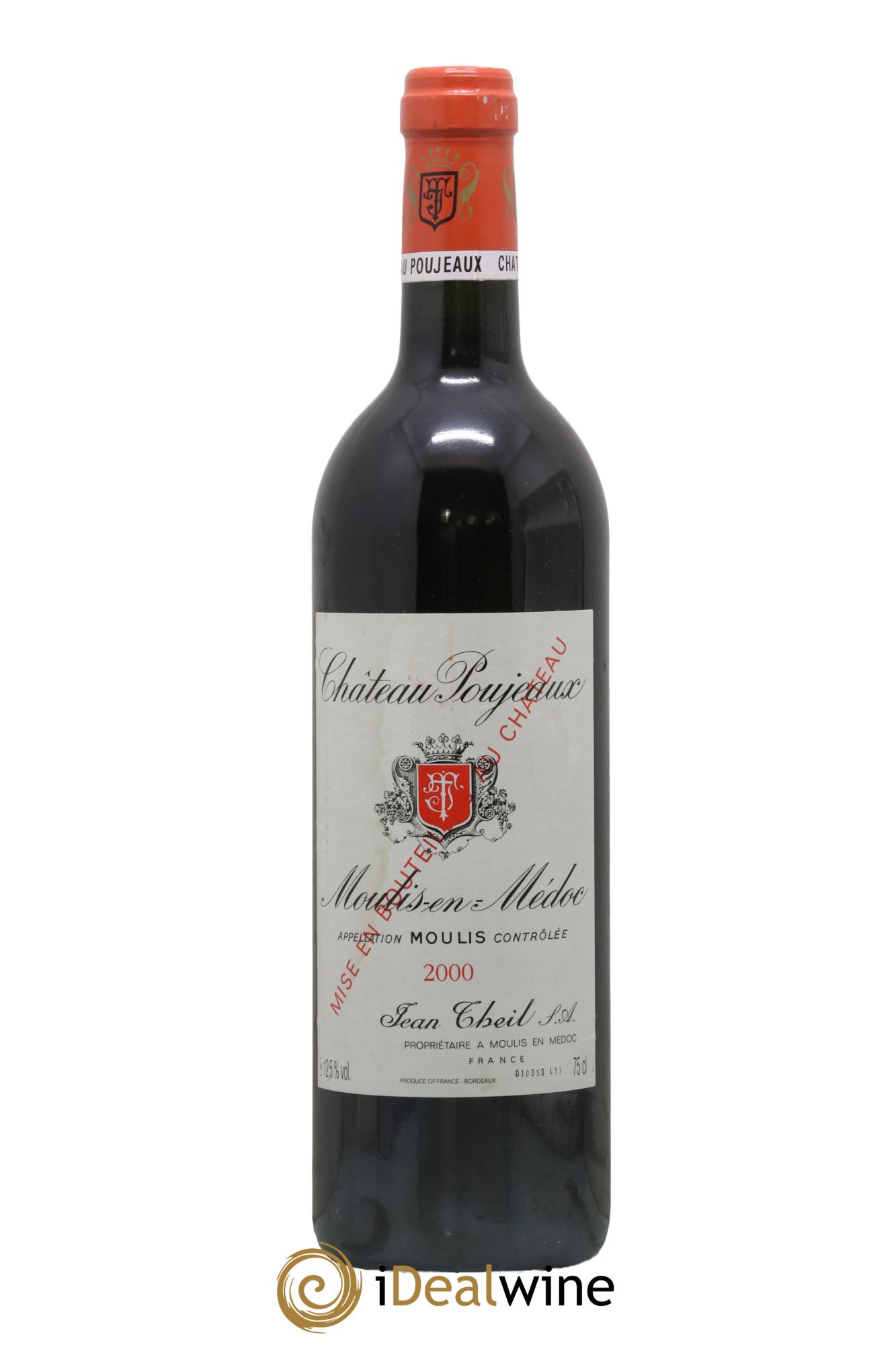 Château Poujeaux 2000 - Lotto di 1 bottiglia - 0
