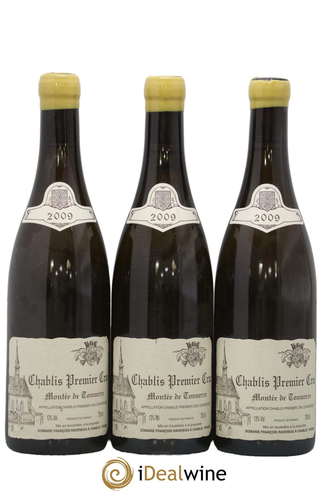 Chablis 1er Cru Montée de Tonnerre Raveneau (Domaine) 2009 - Lot de 3 bouteilles - 0