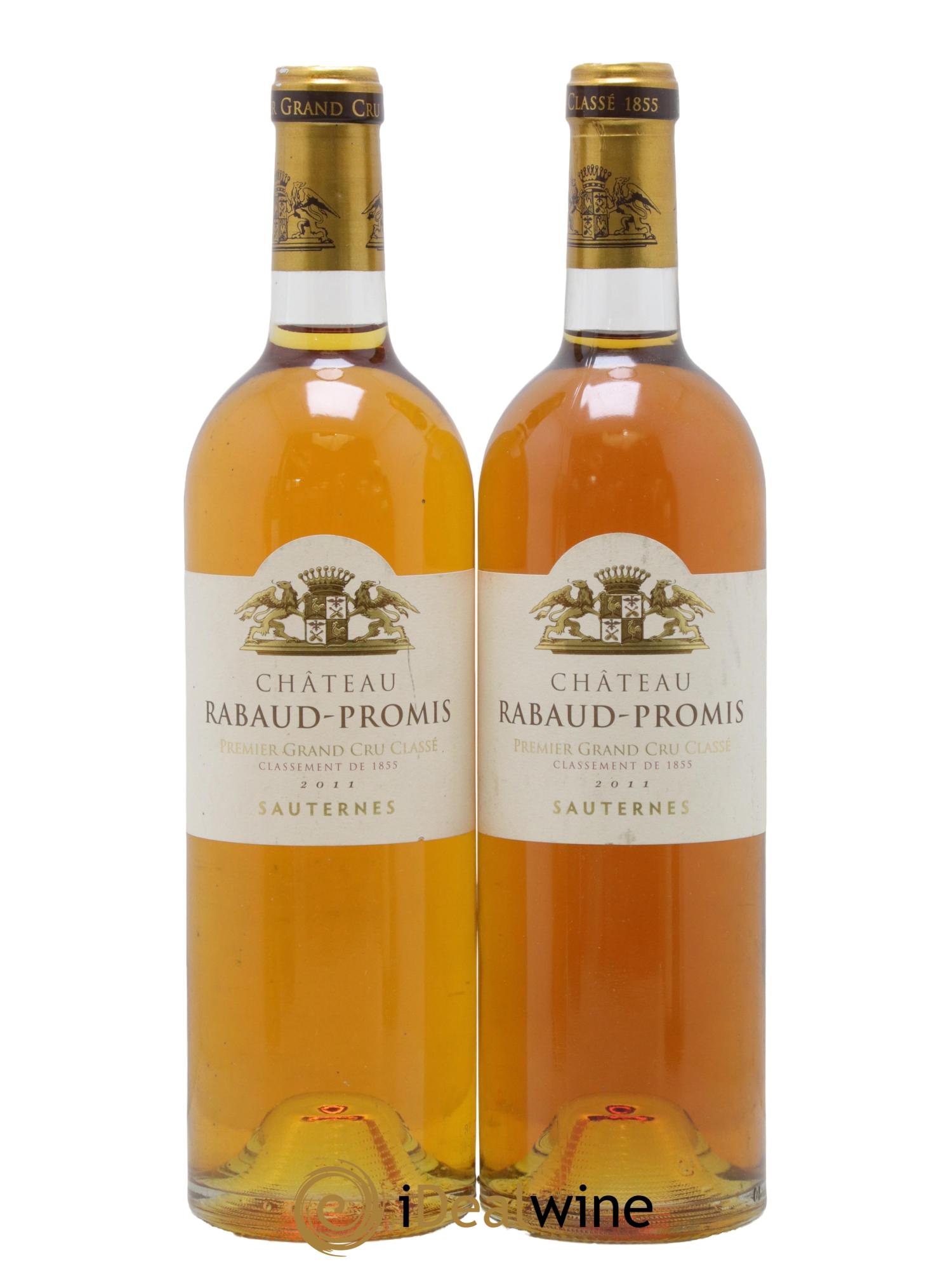 Château Rabaud Promis 1er Grand Cru Classé 2011 - Posten von 2 Flaschen - 0