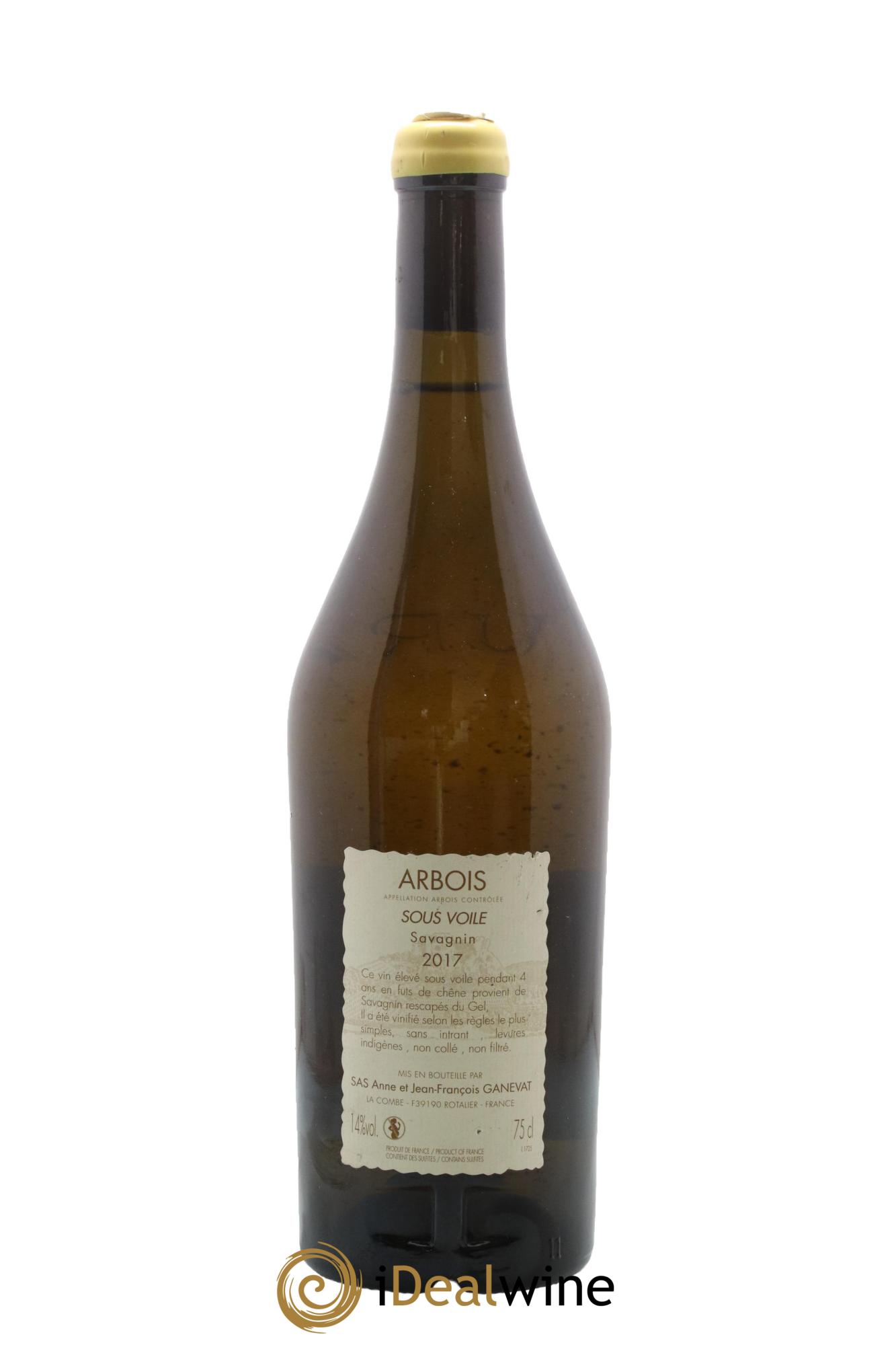 Arbois Savagnin Sous Voile Anne et Jean François Ganevat 2017 - Lot de 1 bouteille - 1