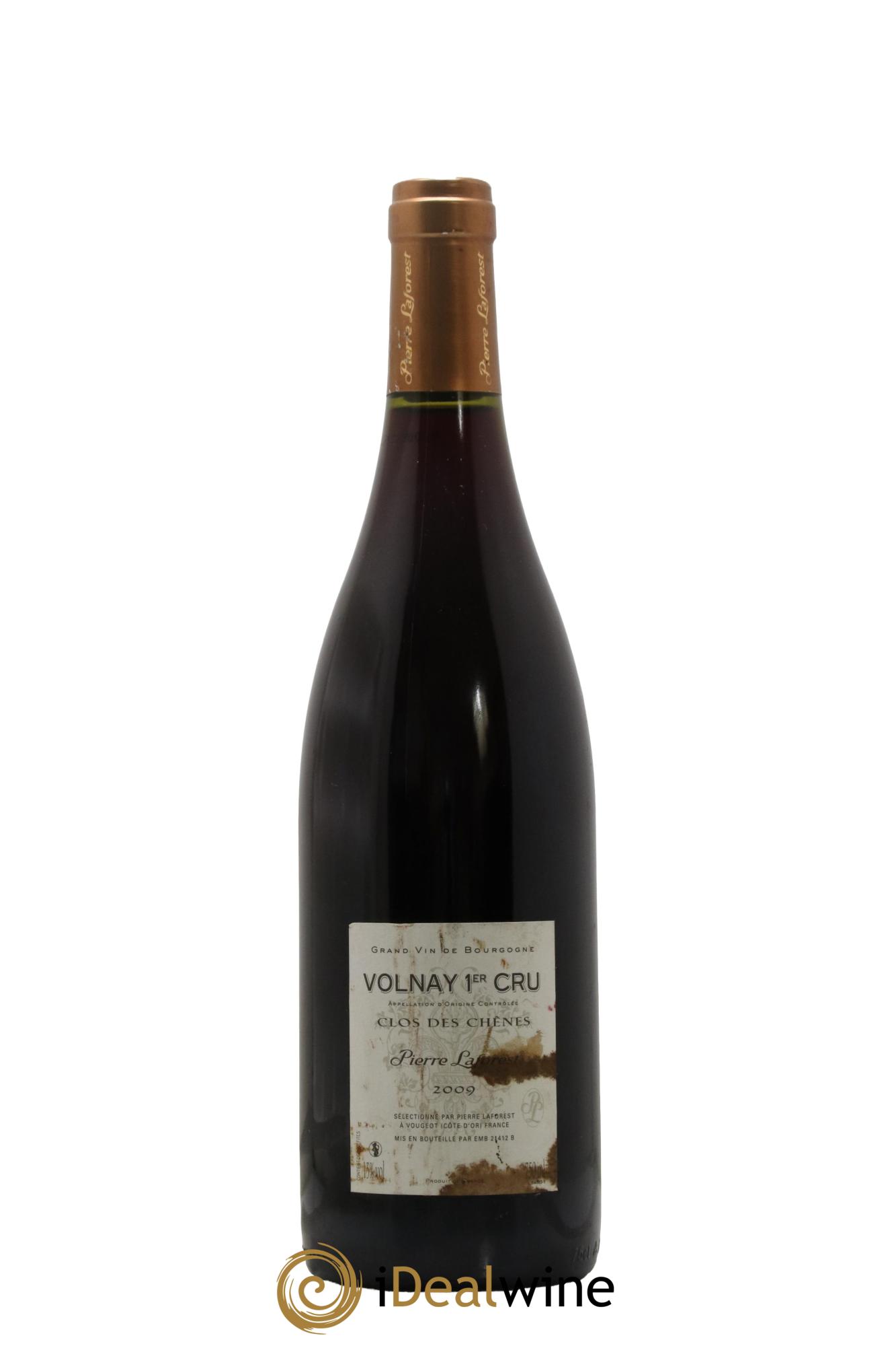 Volnay 1er Cru Clos des Chênes Pierre Laforest 2009 - Lot de 1 bouteille - 1