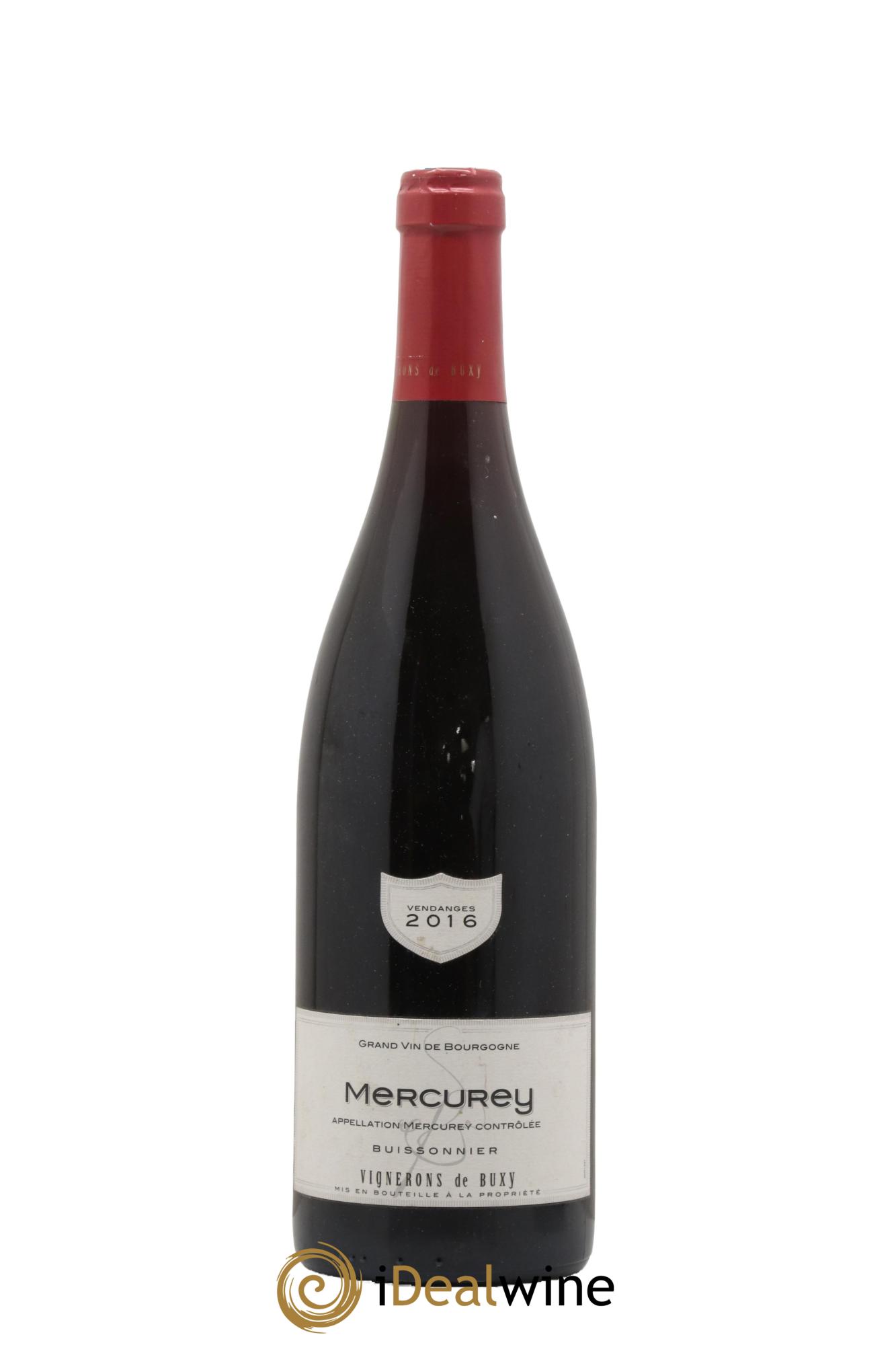 Mercurey Buissonnier Vignerons de Buxy 2016 - Lot de 1 bouteille - 0