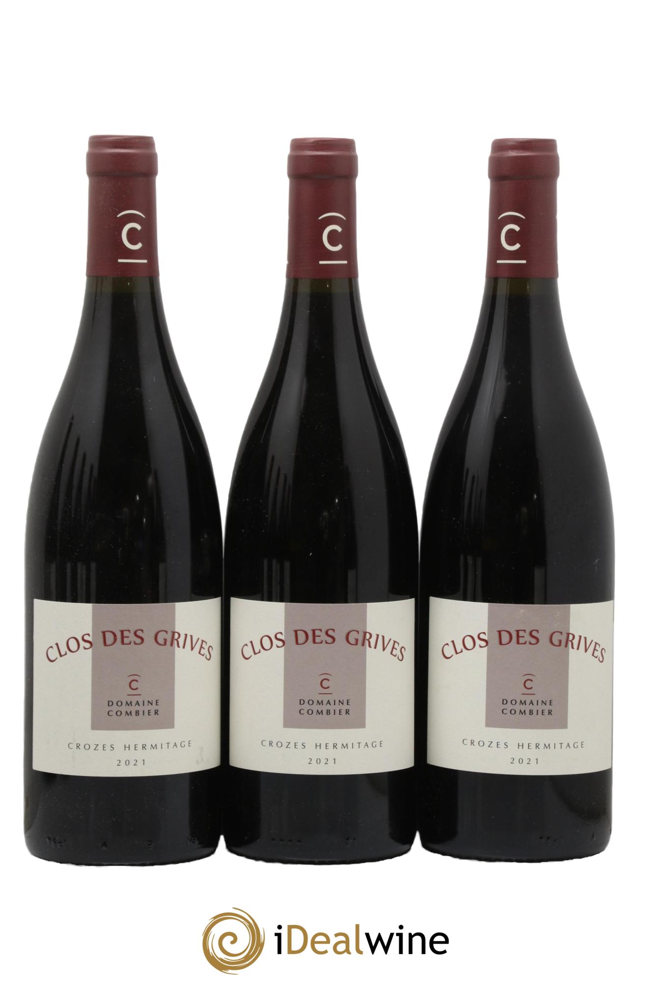 Crozes-Hermitage Clos des Grives Combier 2021 - Lot de 12 bouteilles - 1