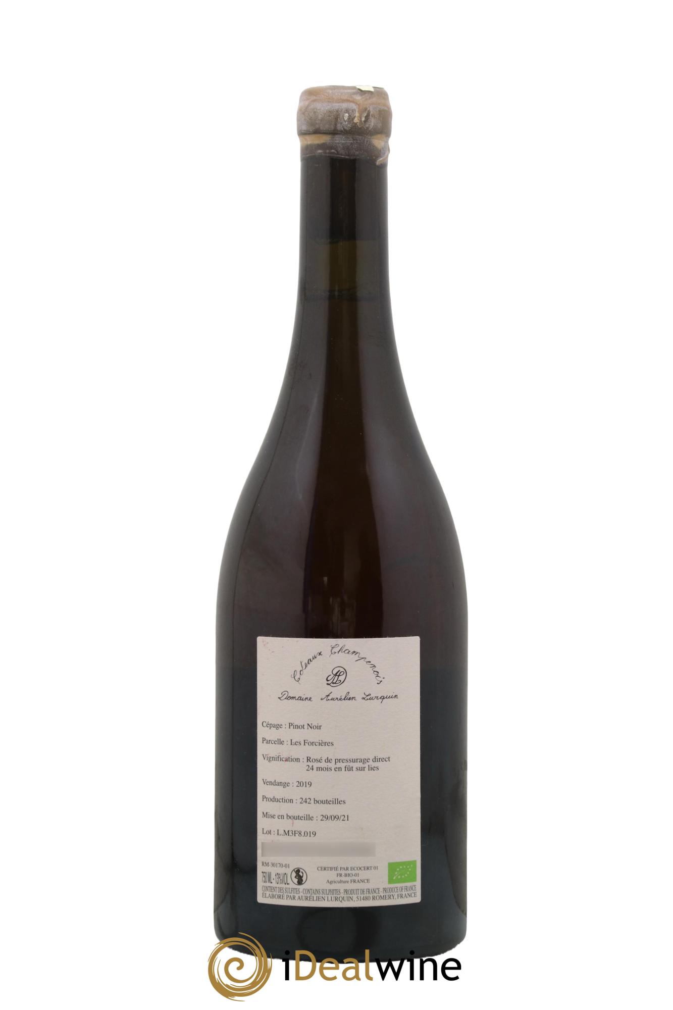 Pinot Noir Les Forcières Aurélien Lurquin 2019 - Lot de 1 bouteille - 1