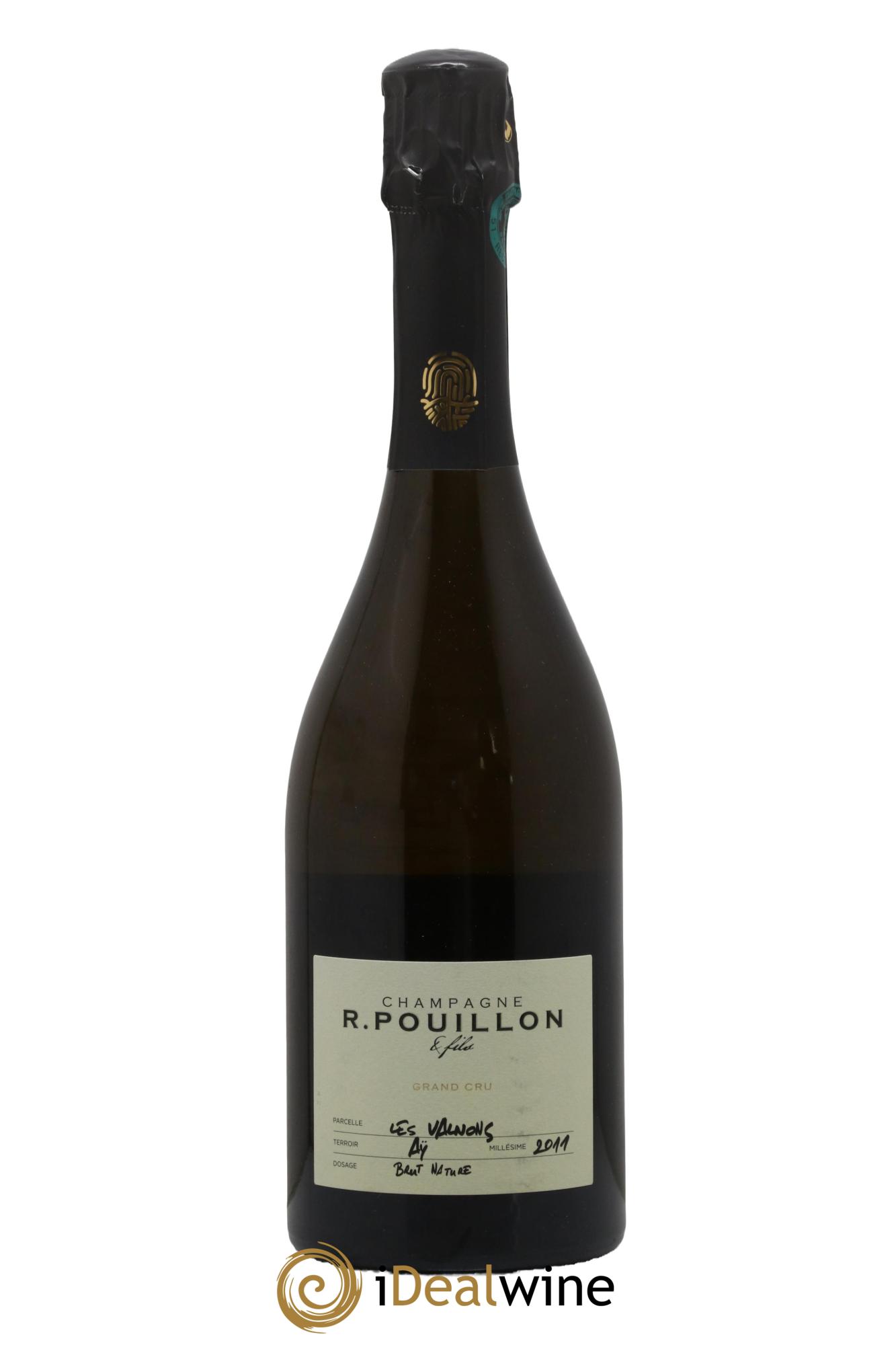 Les Valnons Grand Cru Extra-Brut R. Pouillon & fils 2011 - Lot de 1 bouteille - 0